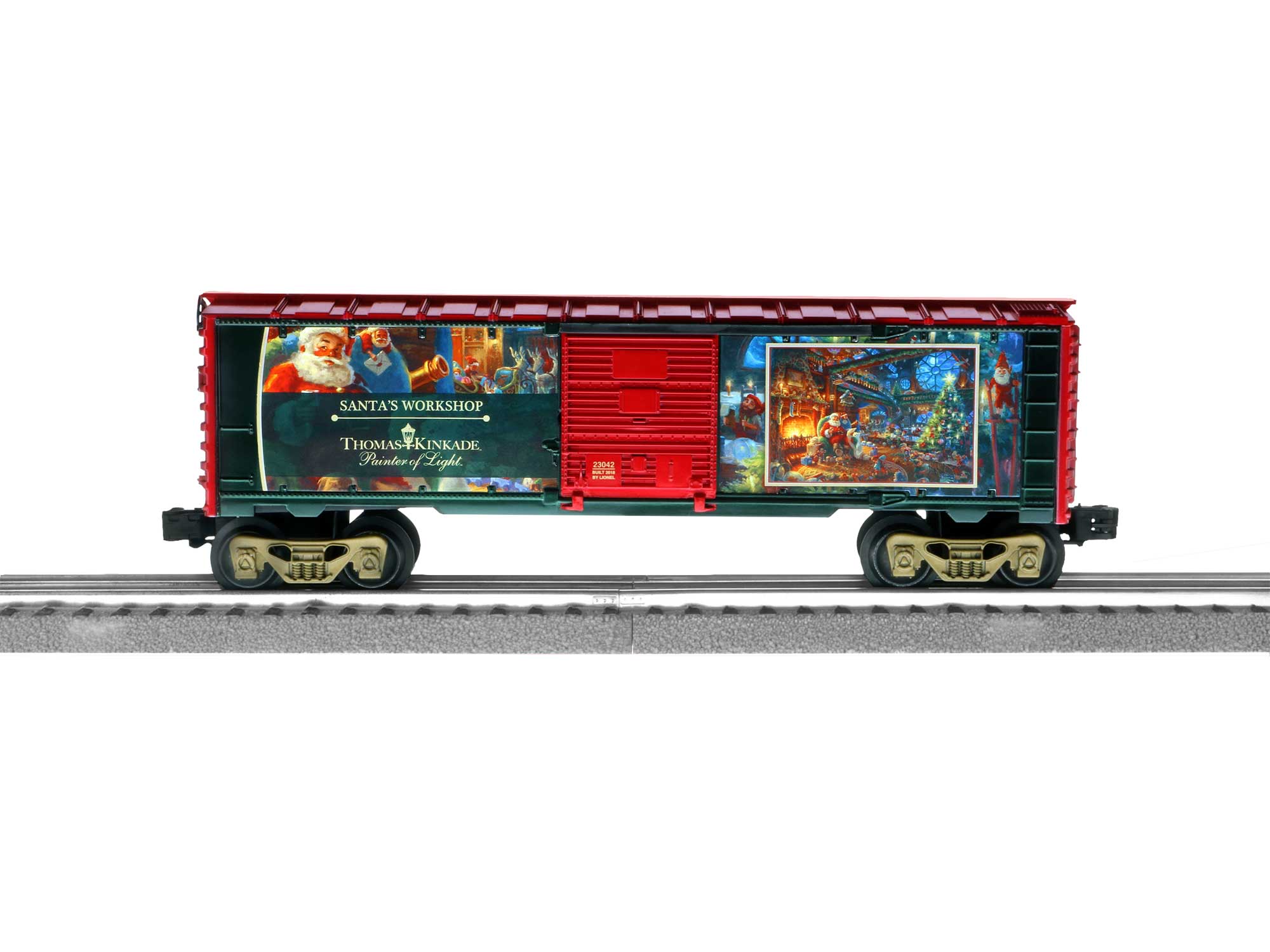 thomas kinkade lionel train