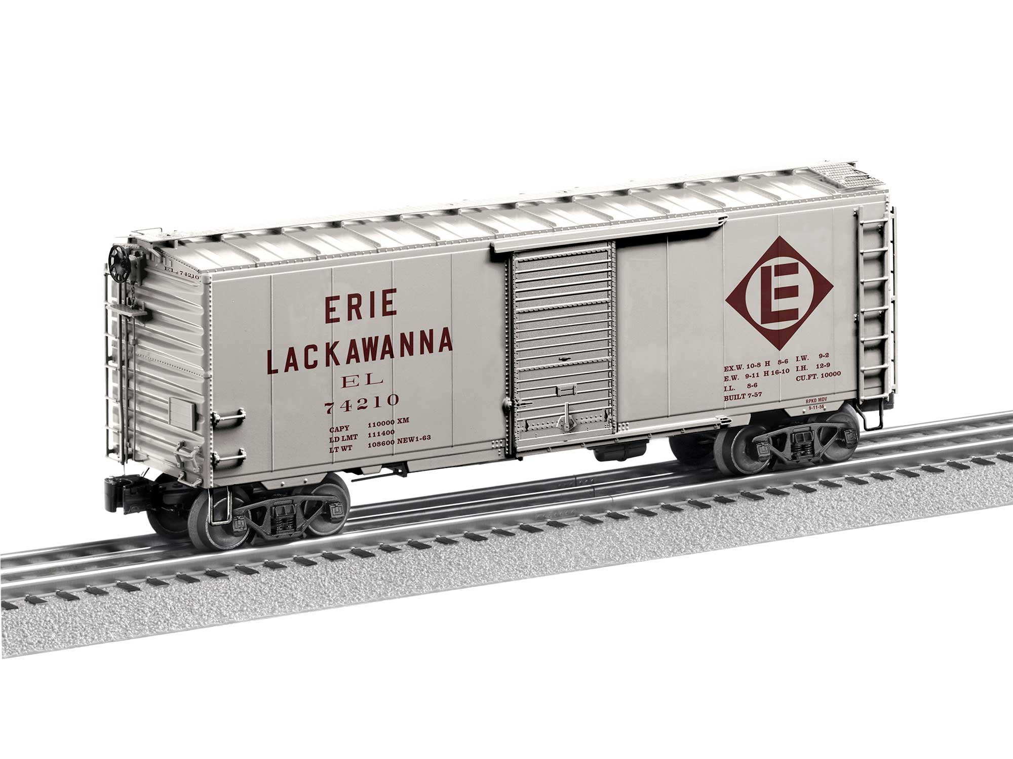Life Like HO Scale Erie Lackawanna Boxcar Lifelike Life Like HO Scale Erie Lackawanna Boxcar Lifelike