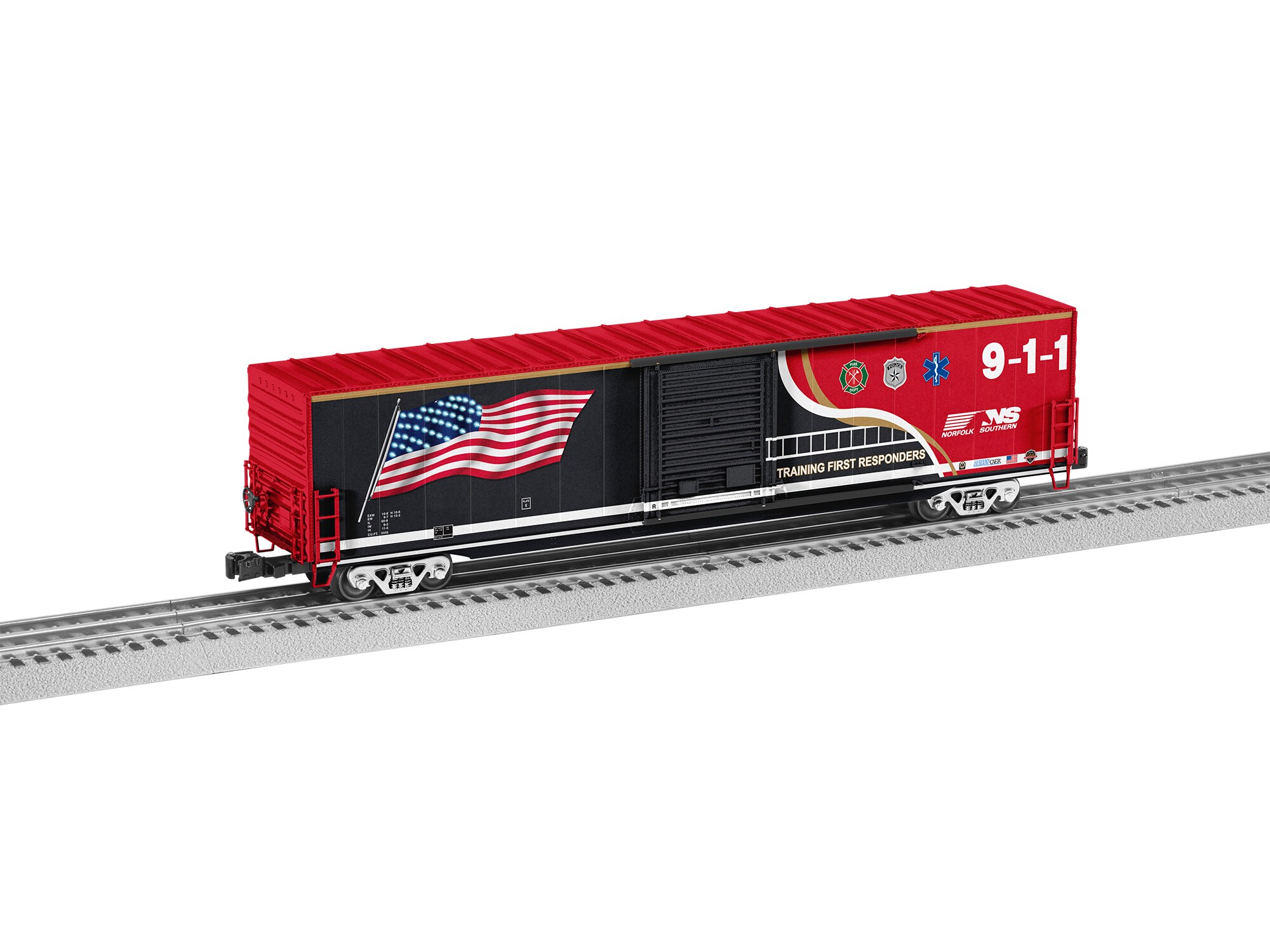first responder train set