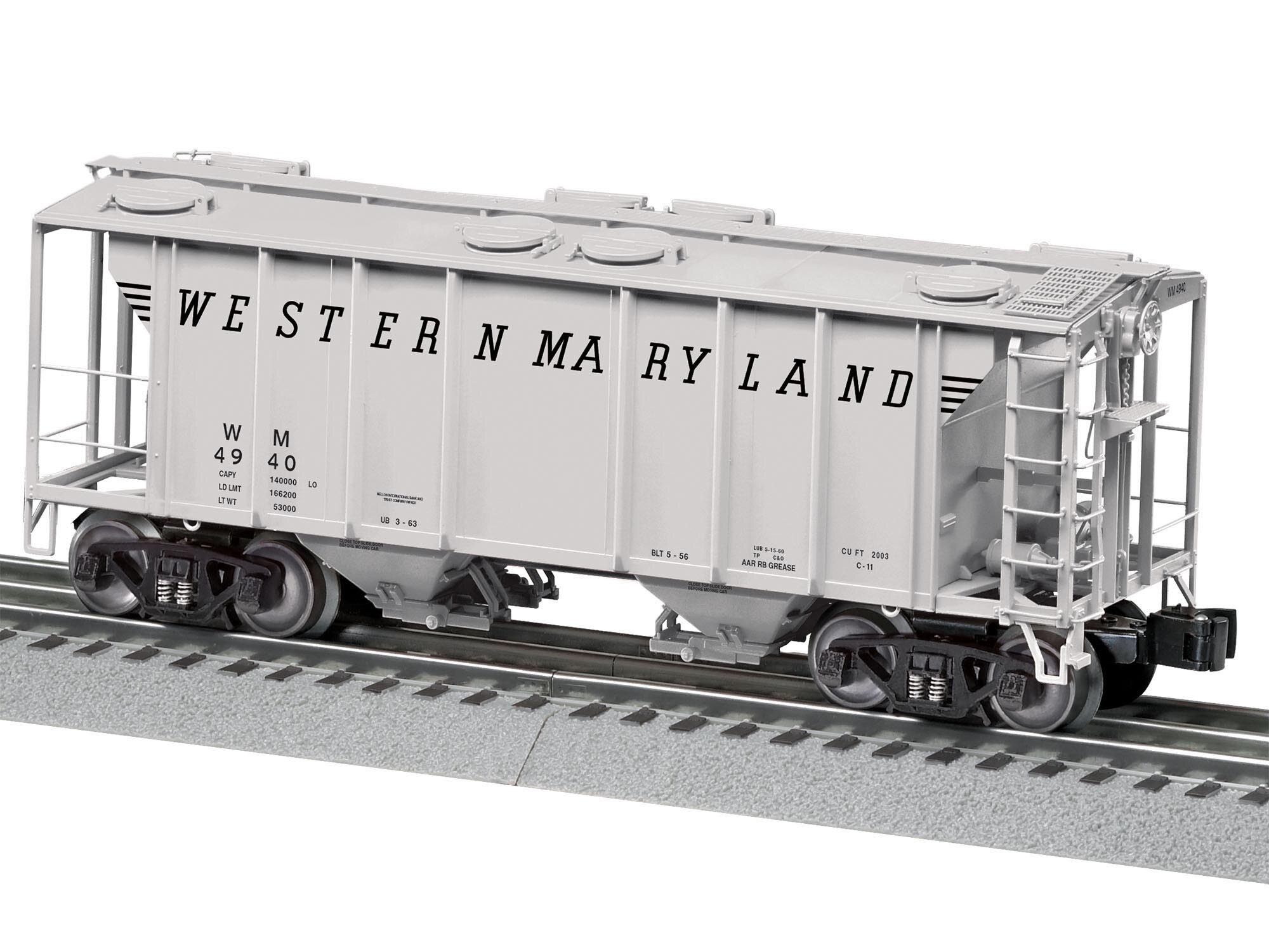 Lionel 6-16427 Western Maryland WM 4-bay Covered Hopper 1995 C6 for sale online 