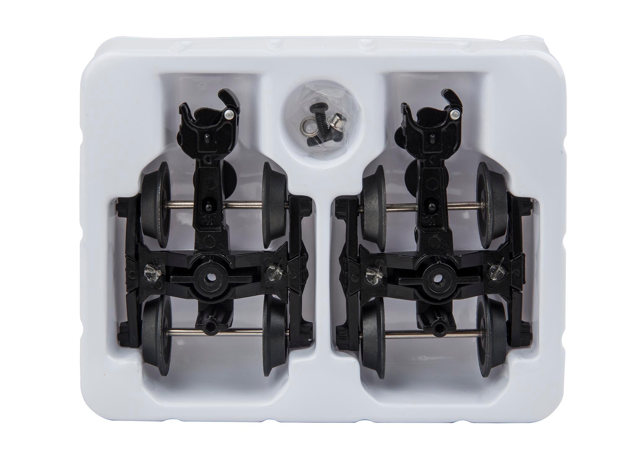 LIONEL  METAL SPRUNG TRUCKS train fasttrack wheels couplers car 6-14078 NEW 