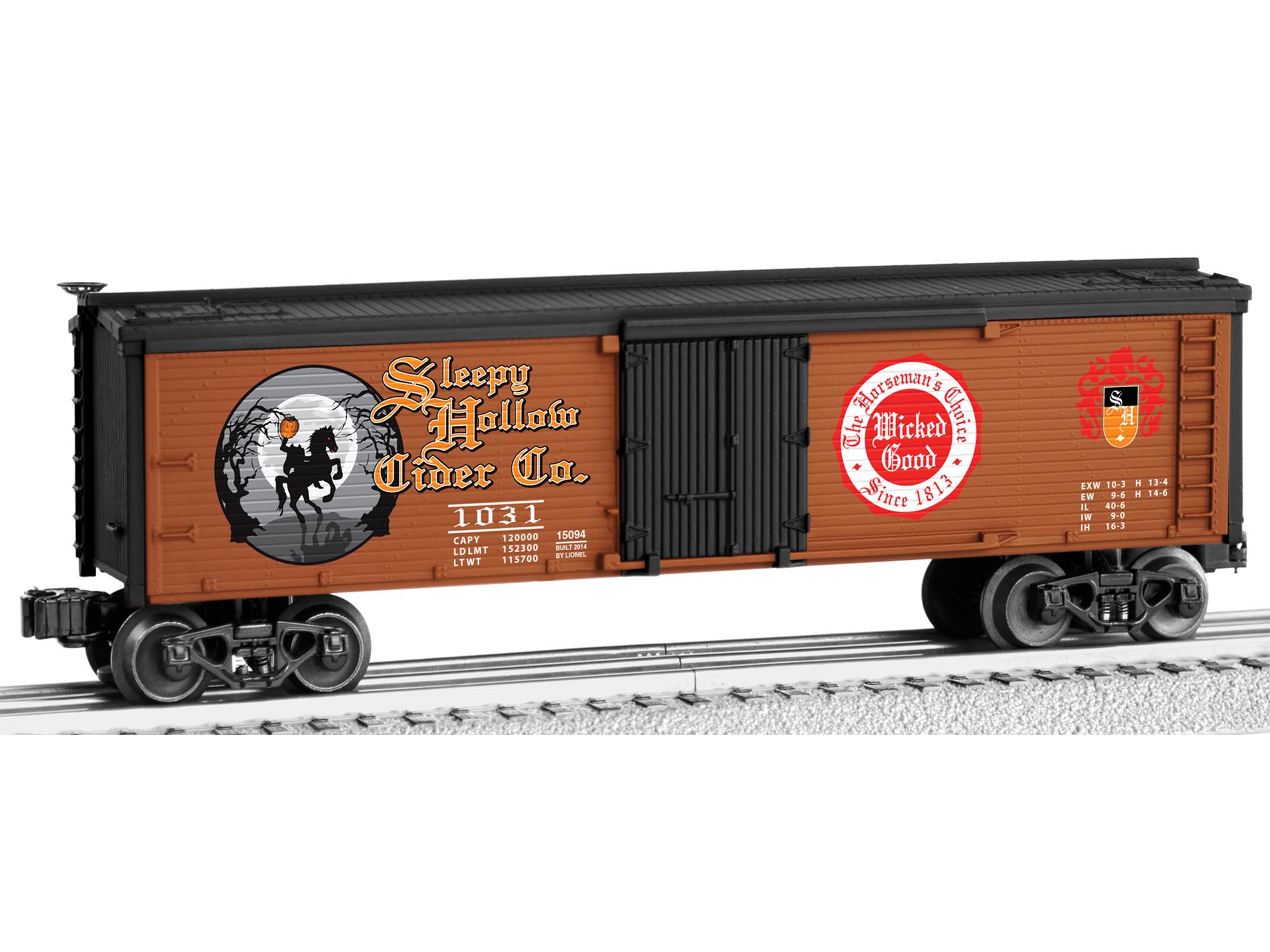 lionel halloween train cars