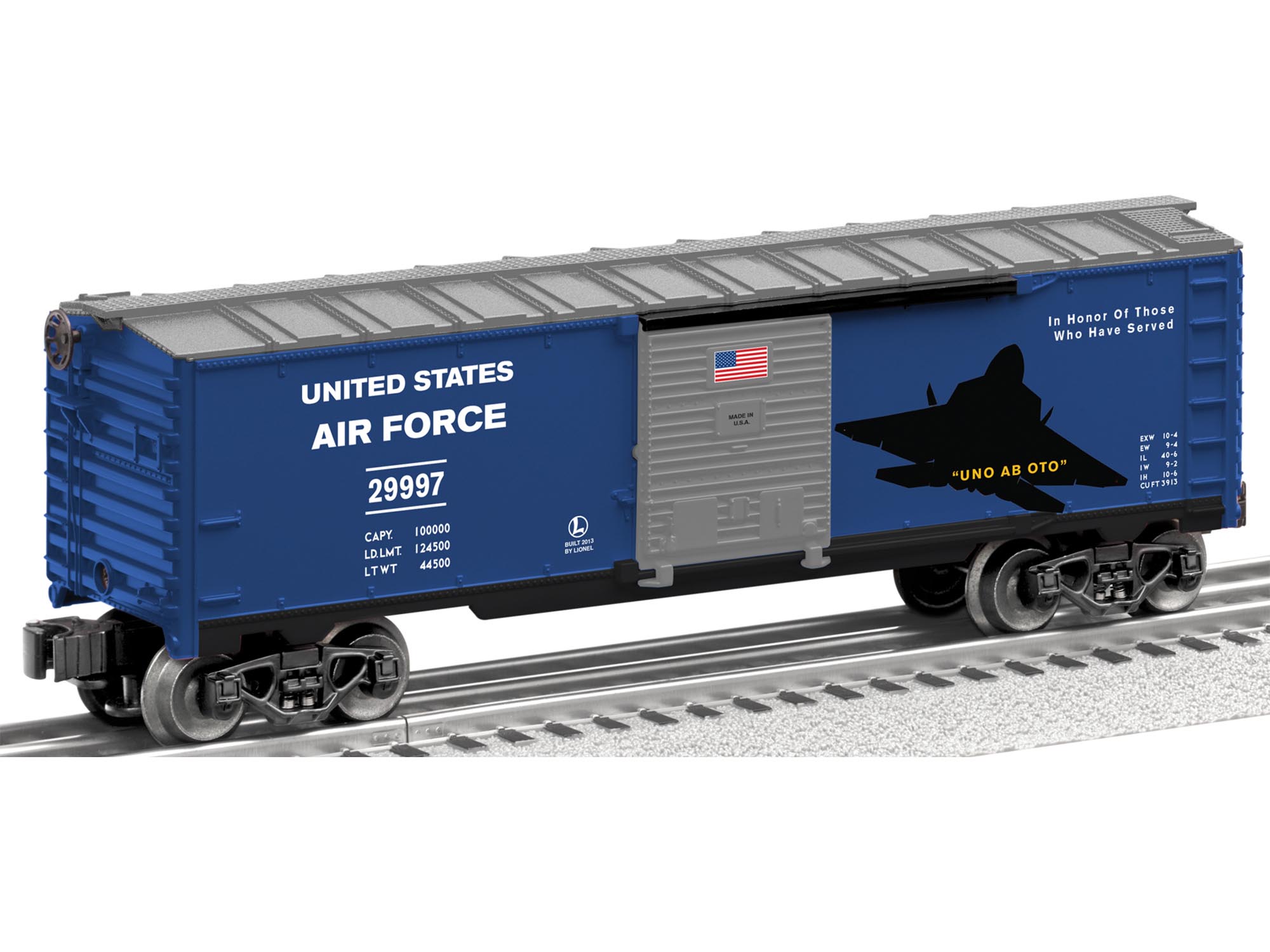 Lionel 29997 United States Air Force USAF Boxcar Train O Gauge America Military for sale online 