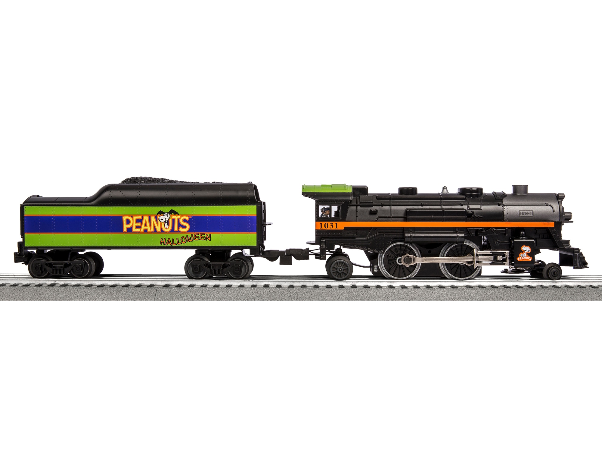 lionel peanuts halloween train set