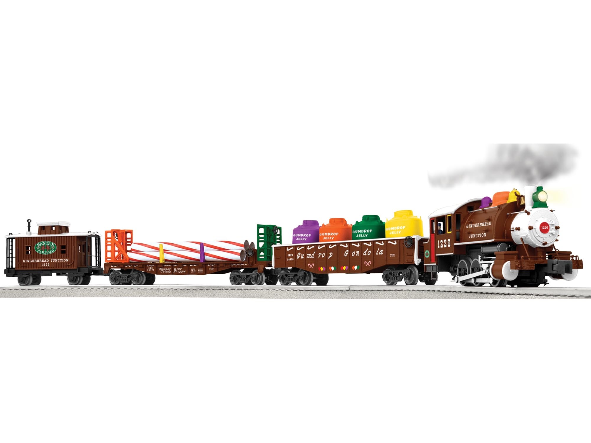 gingerbread train set