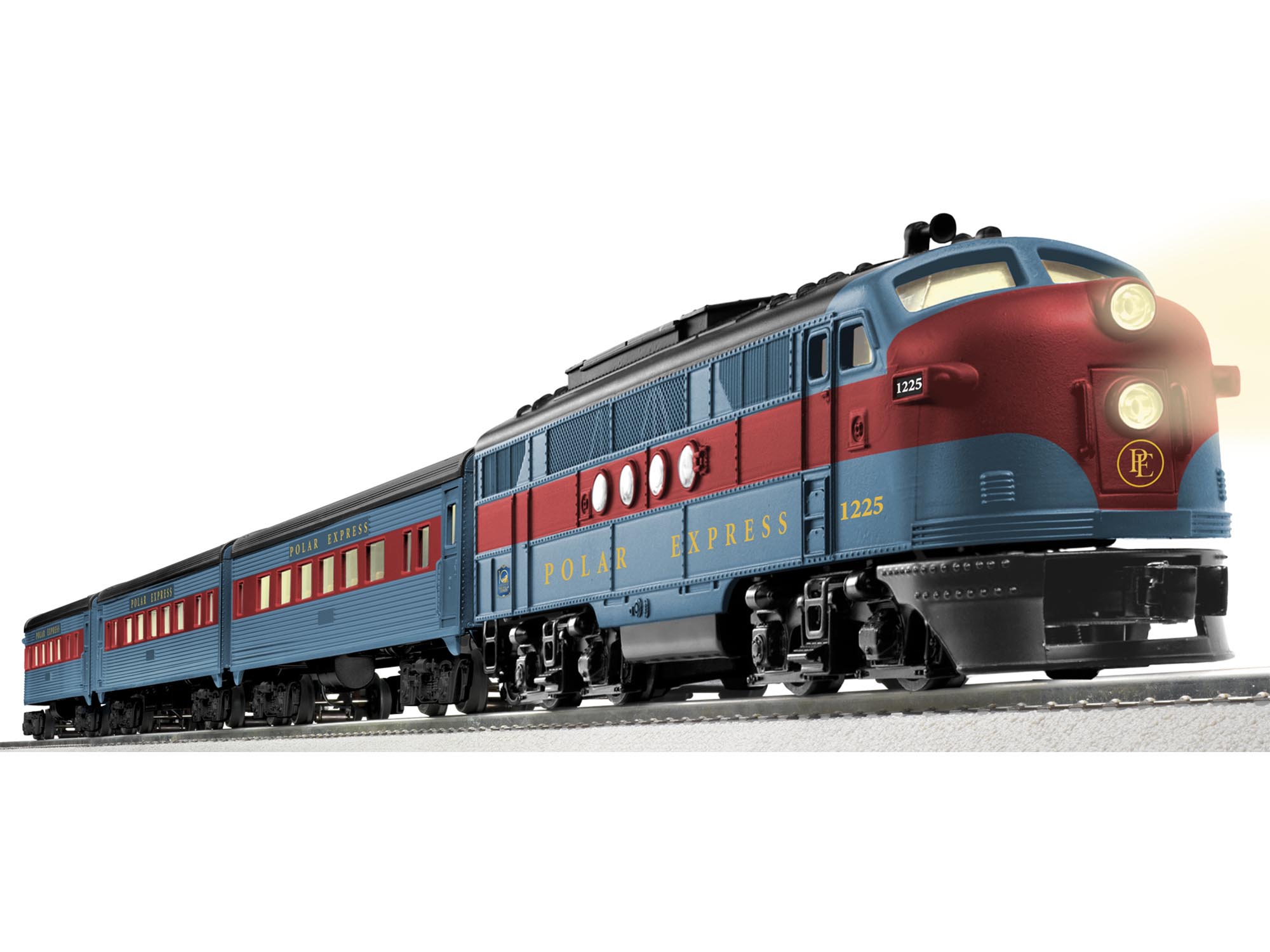 10th Anniversary Polar Express™ Streamliner Passenger Set (Conv. FT Diesel  #1225)