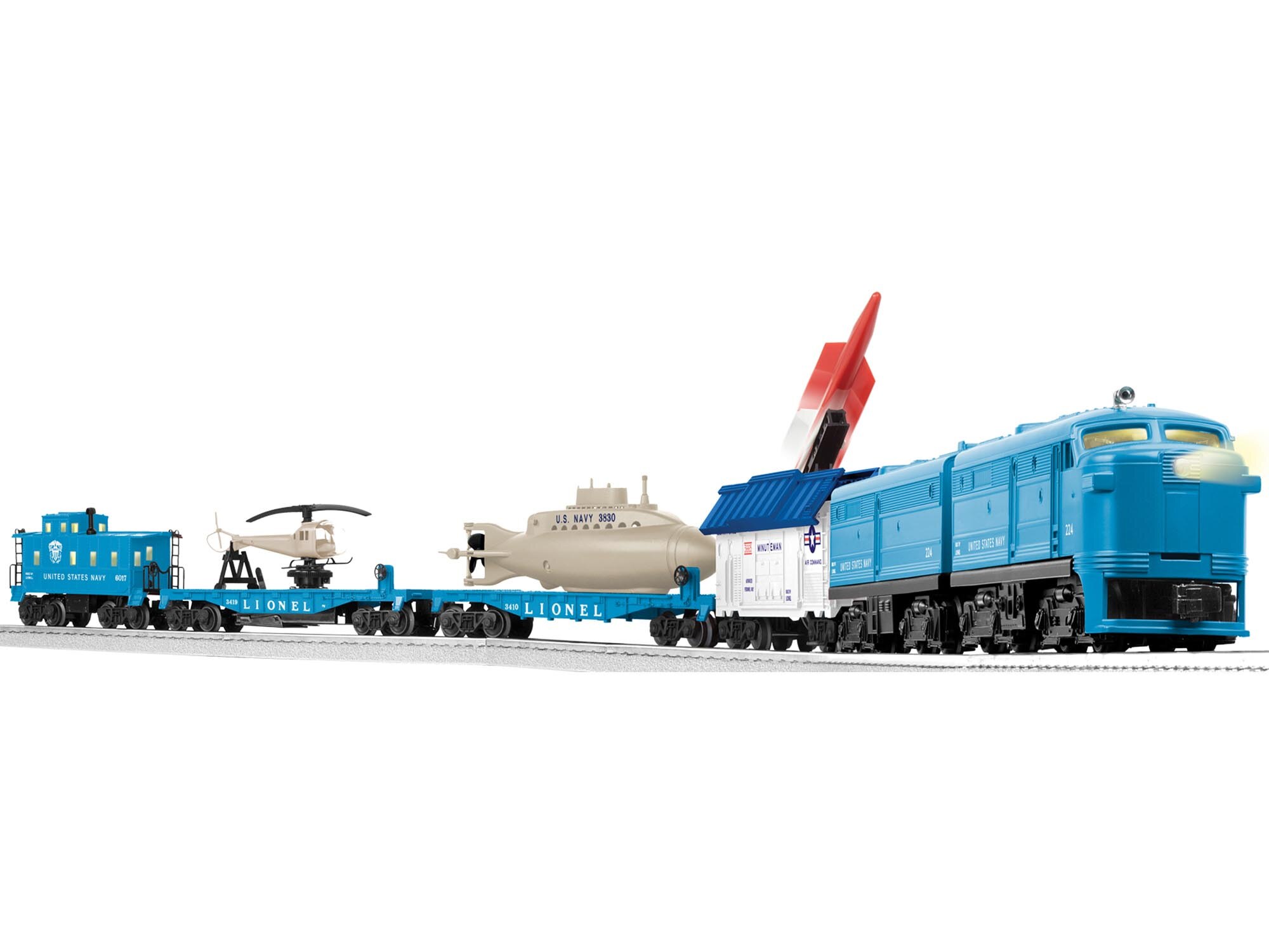 lionel us navy train set