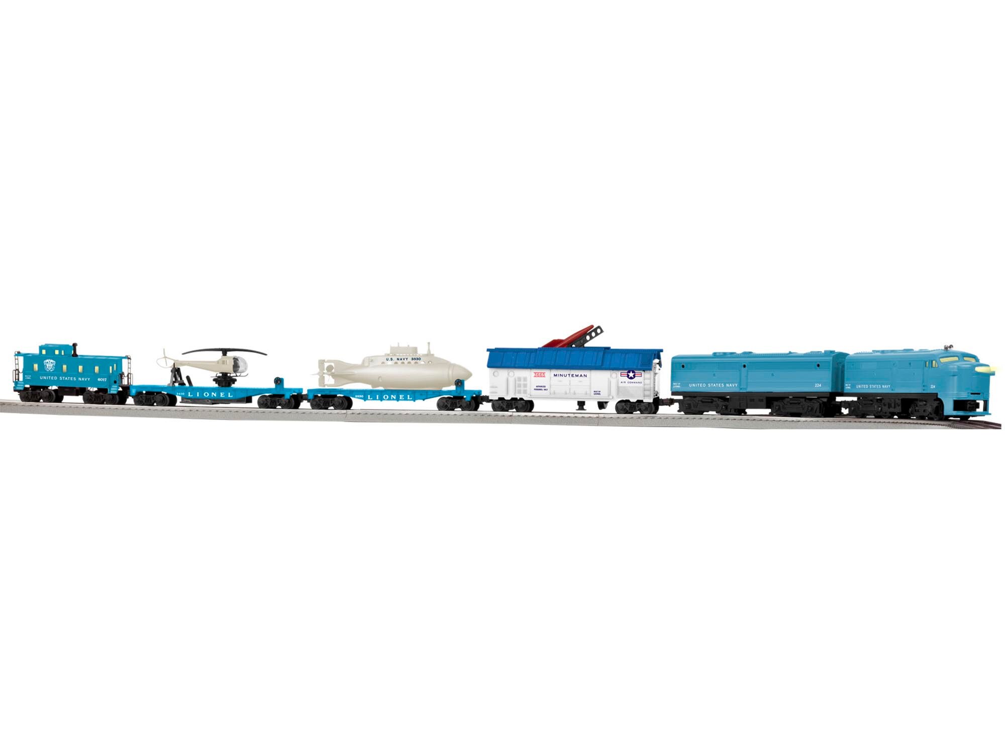 lionel us navy train set