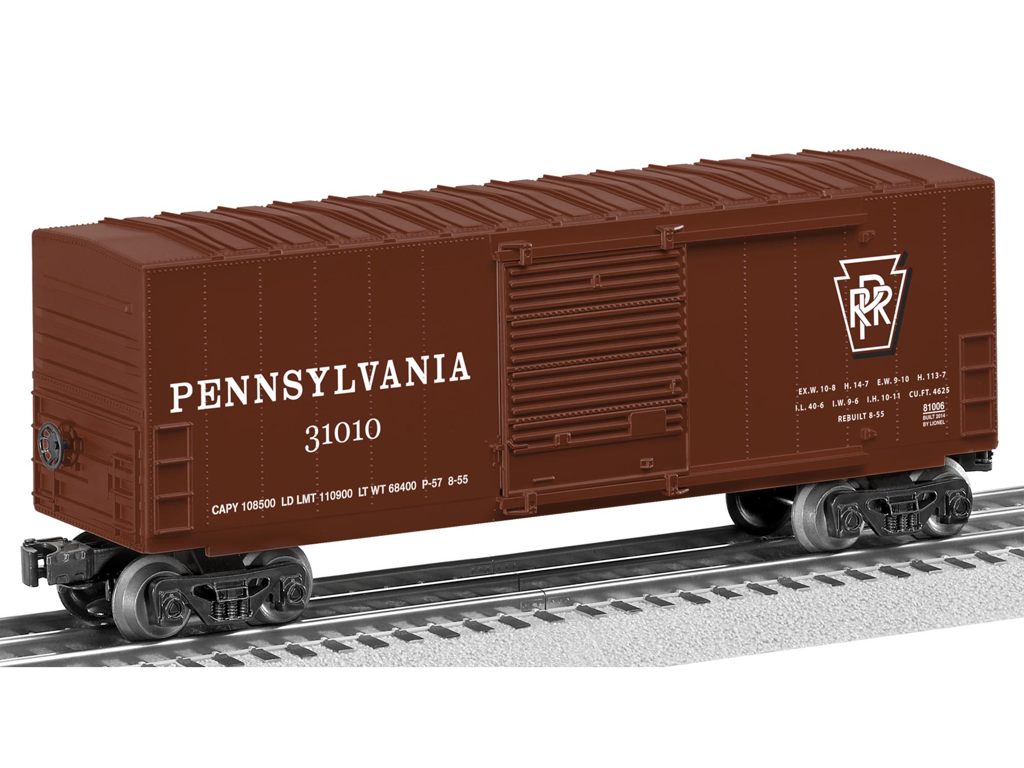 Lionel Pennsylvania Hi-Cube Boxcar #31010 PRR # 6-81006 