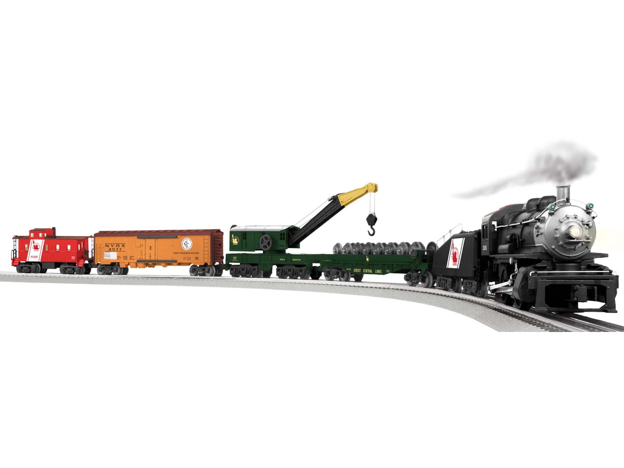 LIONEL JERSEY CENTRAL YARD BOSS STEAM SWITCHER 6-81023 o gauge train njc 6-81043 