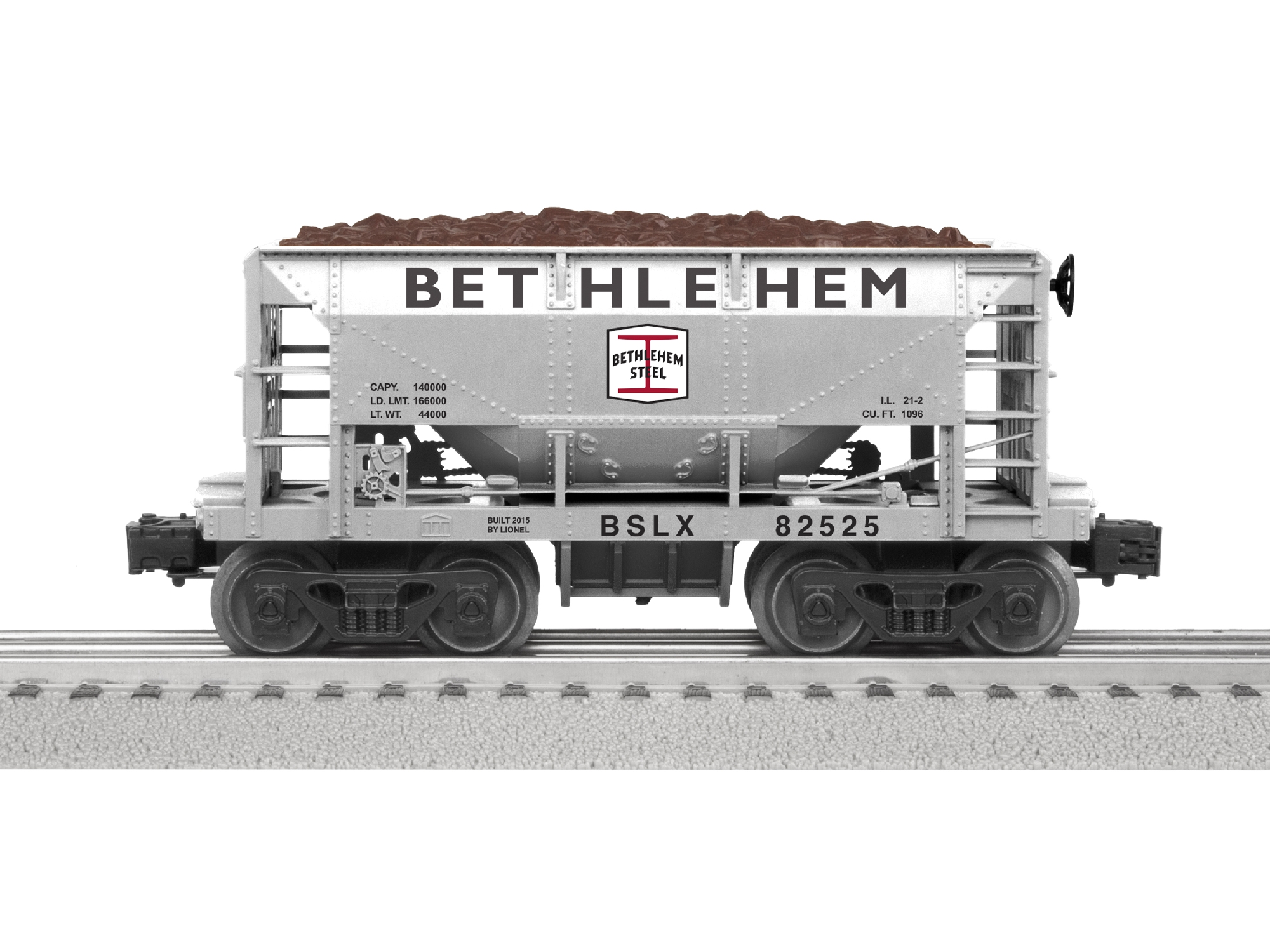 Lionel Bethlehem Steel Ore Car 6-Pack Electric O Gauge Model Train Cars