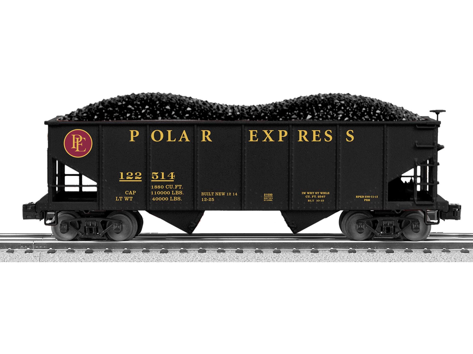 LIONEL PRR SCALE 50 TON TWIN HOPPER 167556 6-81858  train car o gauge 6-81860