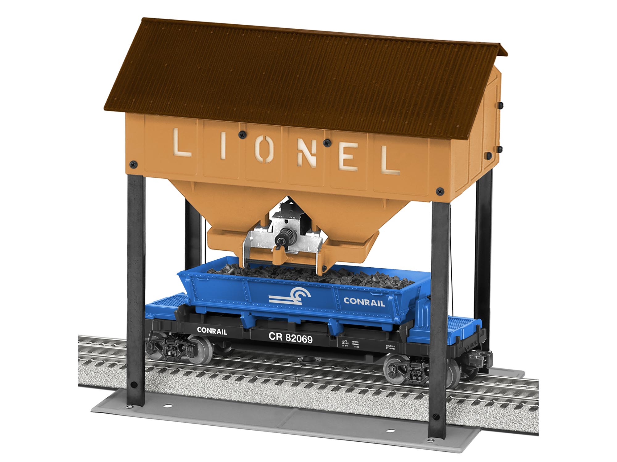 Lionel 6-82026 O #497 Plug-n-Play Operating Coal Loader Station 