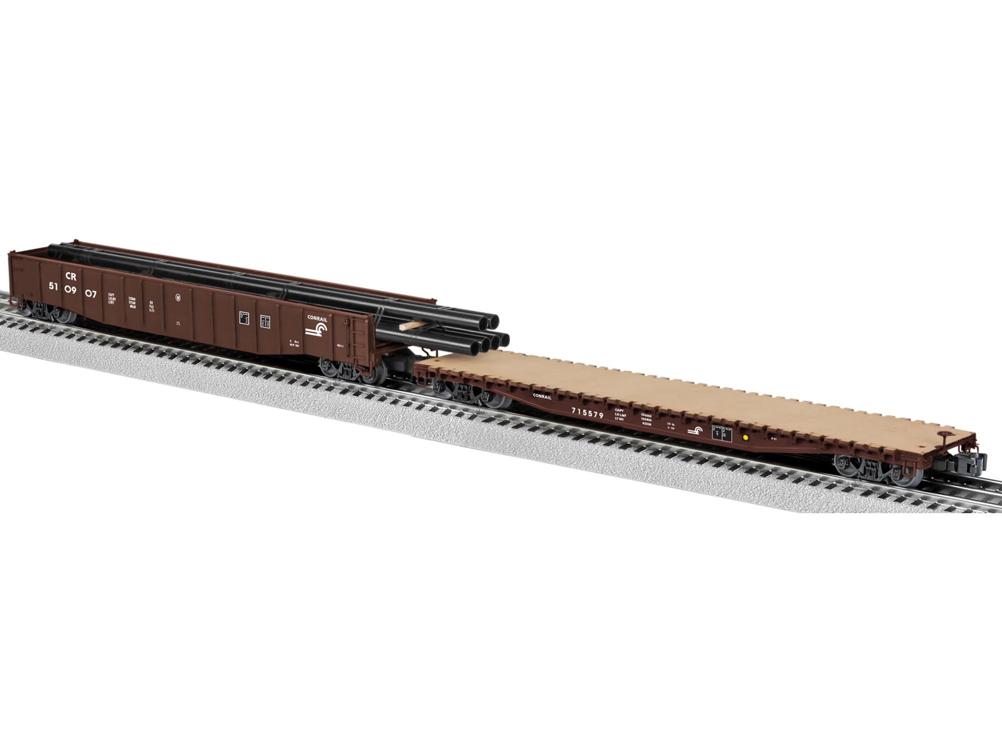 Weights qty2 Lionel PS-5 Gondola brushed Stainless Steel Car not included. 