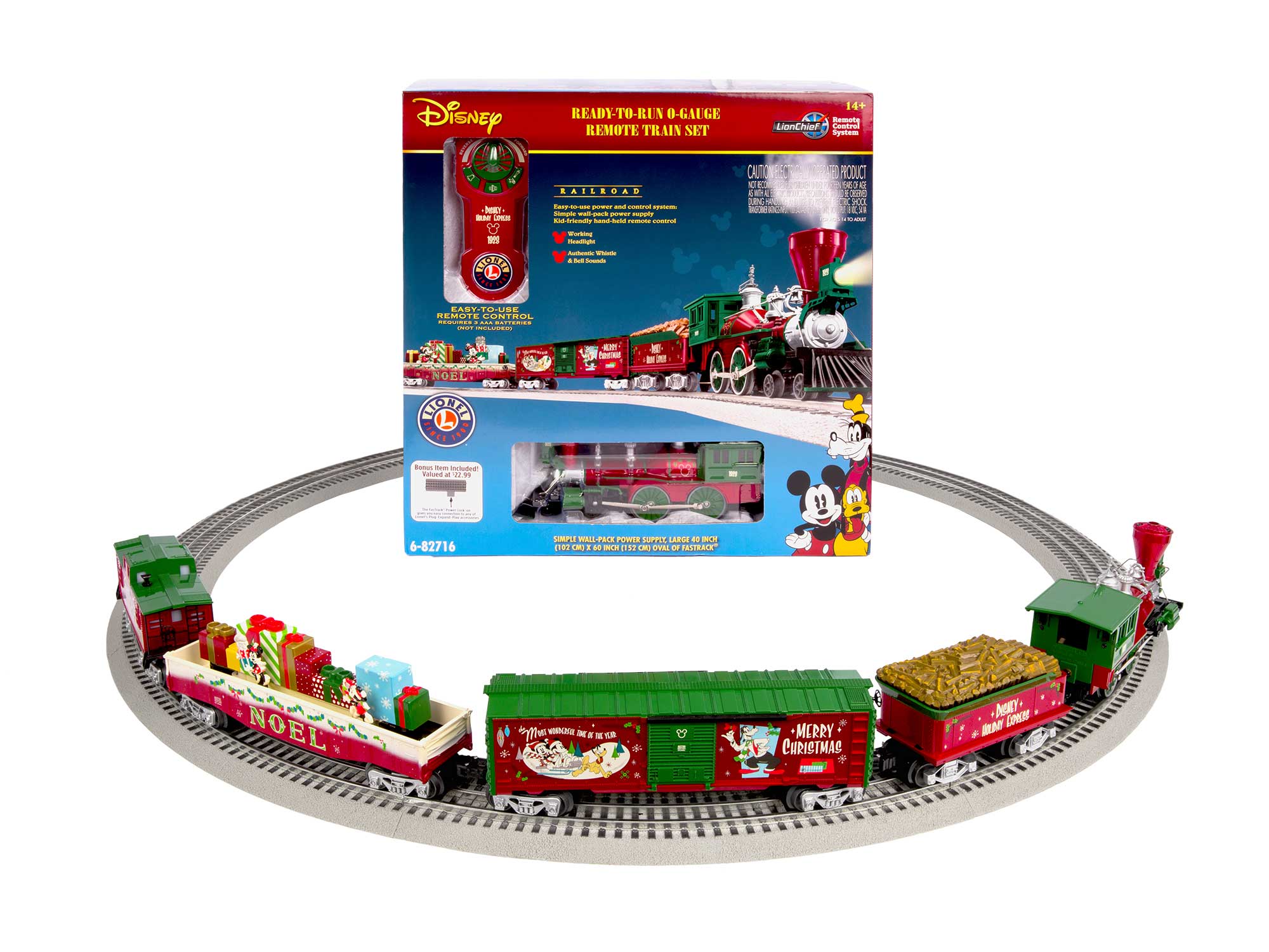 lionel mickey's holiday to remember disney christmas train set