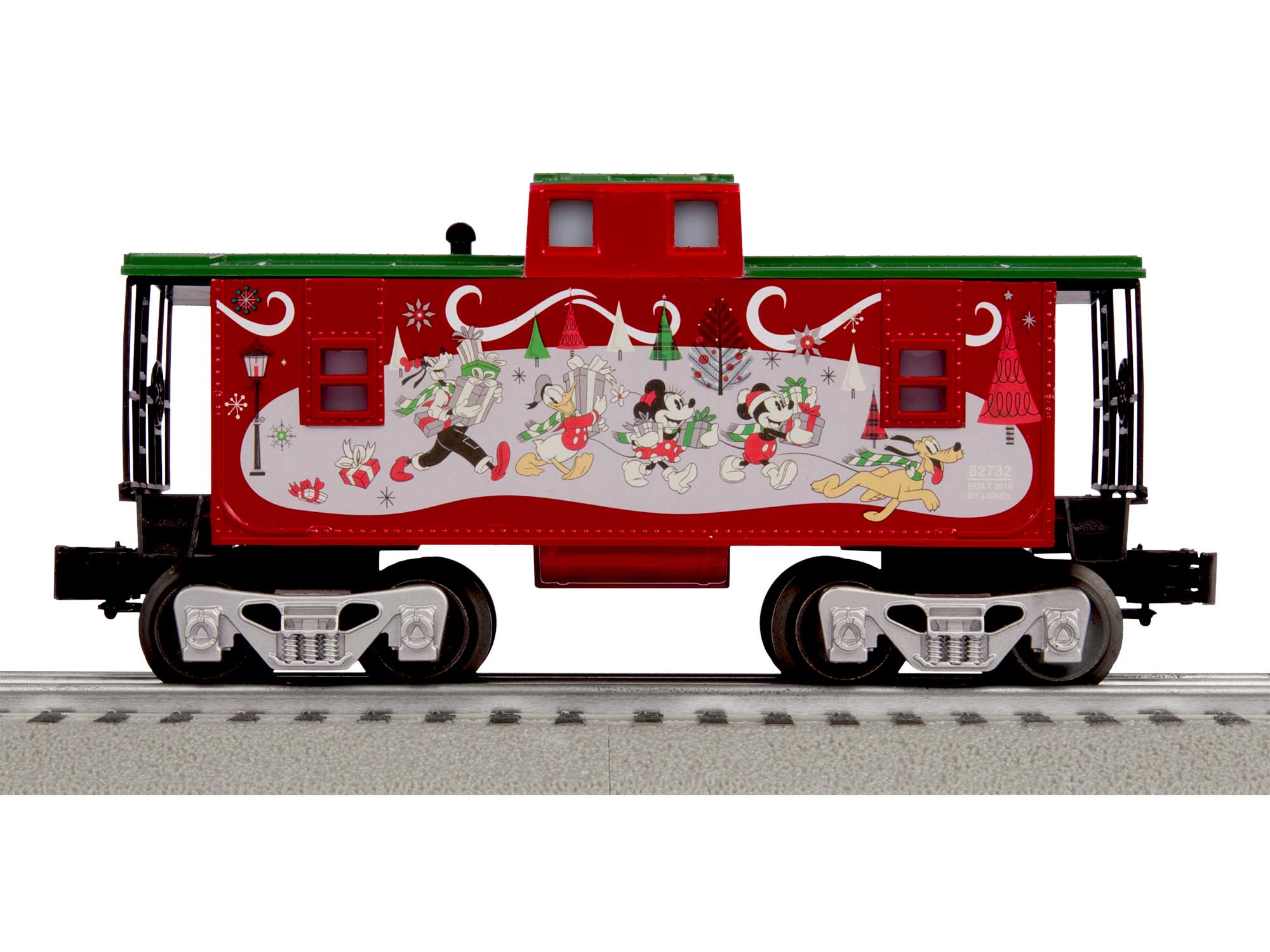 Lionel 36517 Mickey's Christmas Express Illuminated Caboose New in Box!