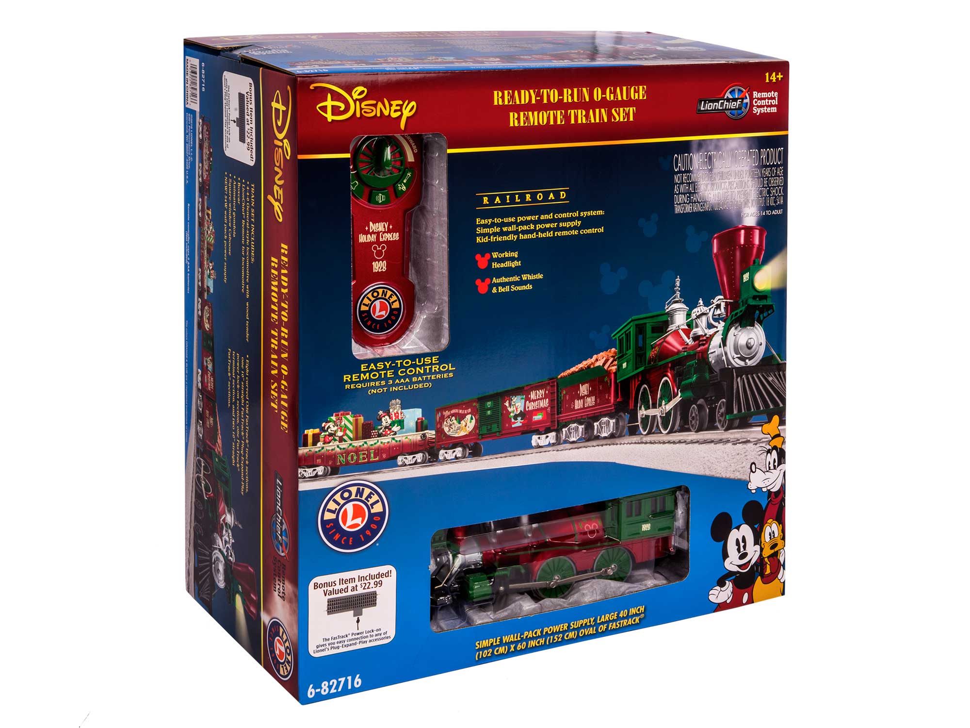 lionel mickey's holiday to remember disney christmas train set
