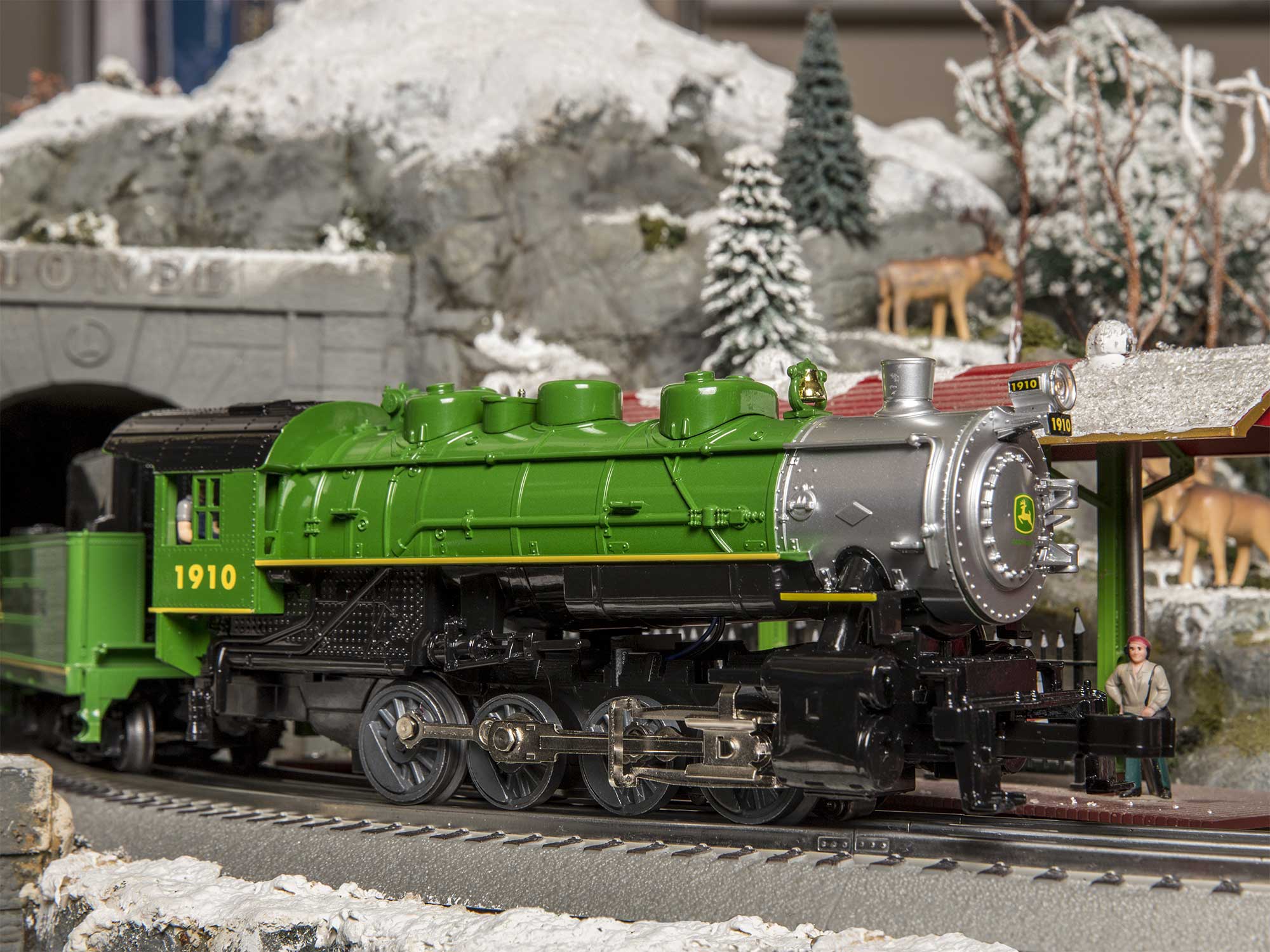 lionel john deere steam lionchief set