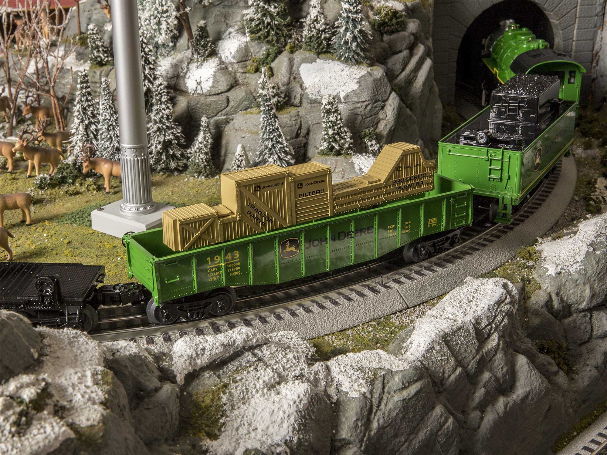 lionel john deere steam lionchief set