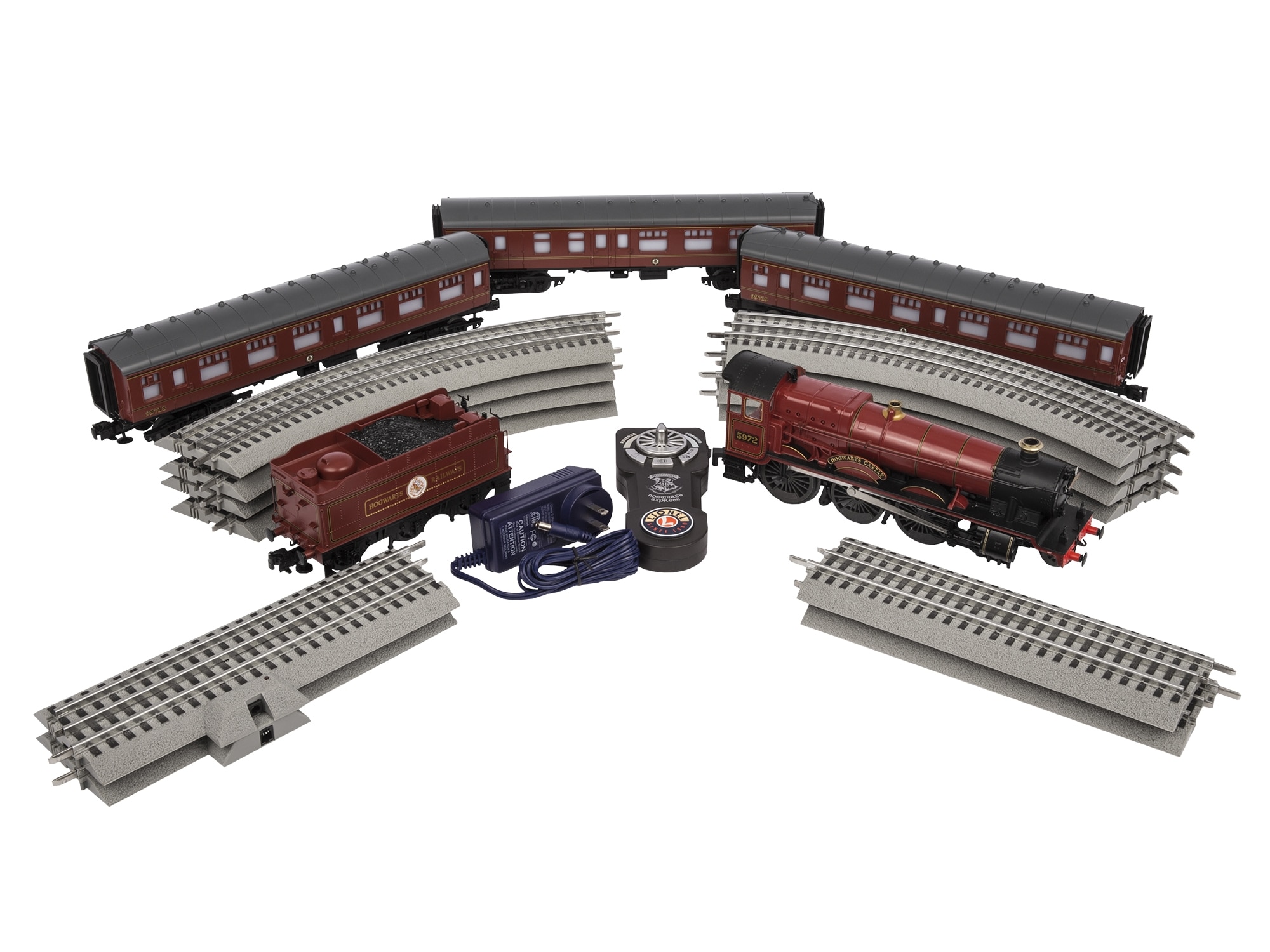 hogwarts christmas train set