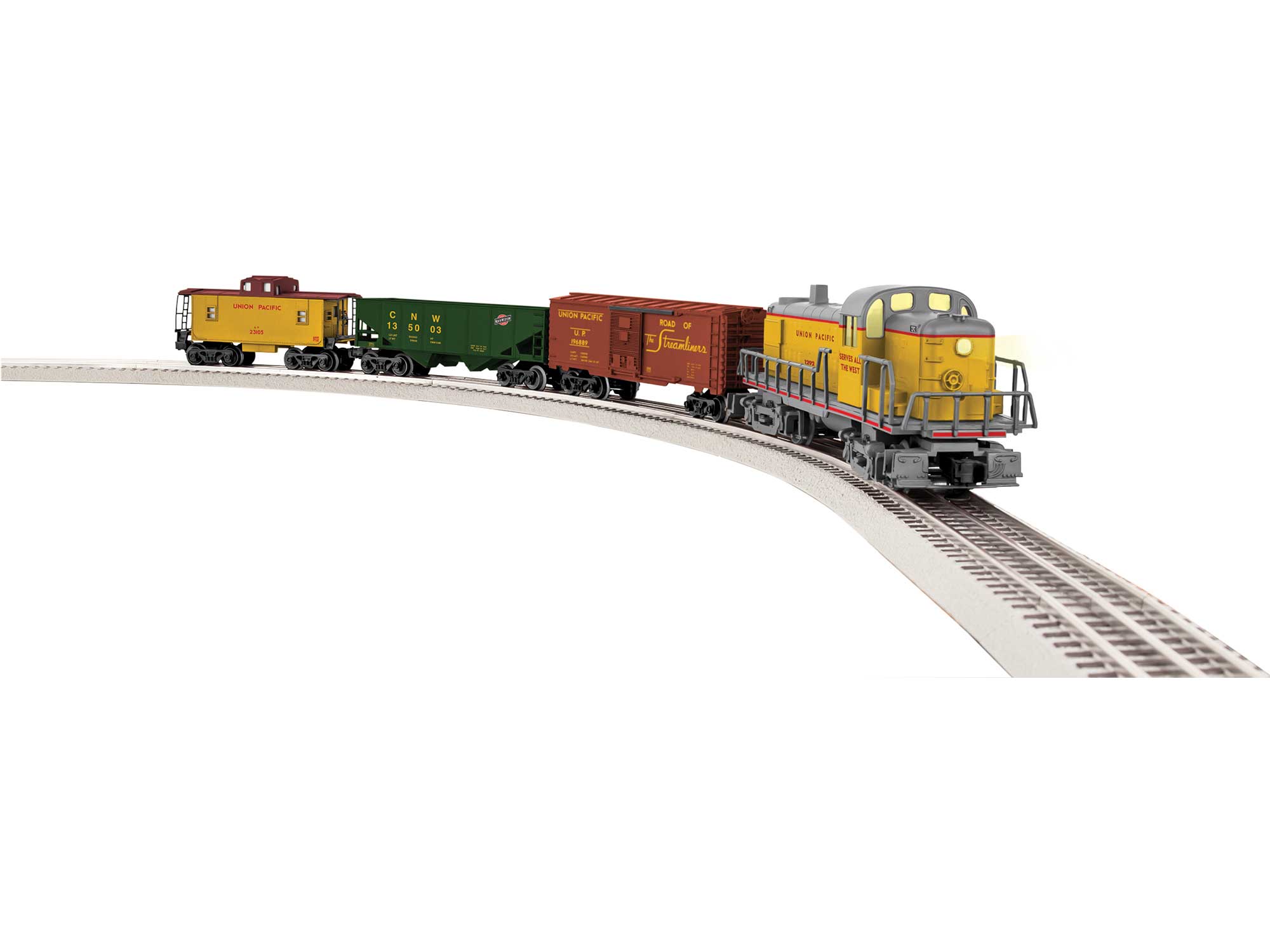 union pacific toy train set