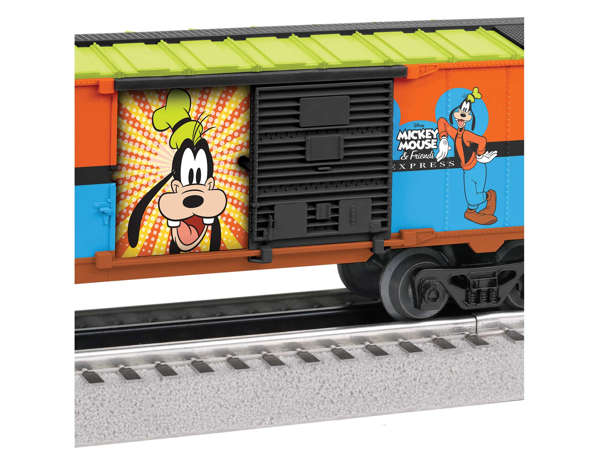 lionel mickey mouse & friends express lionchief set with bluetooth train set