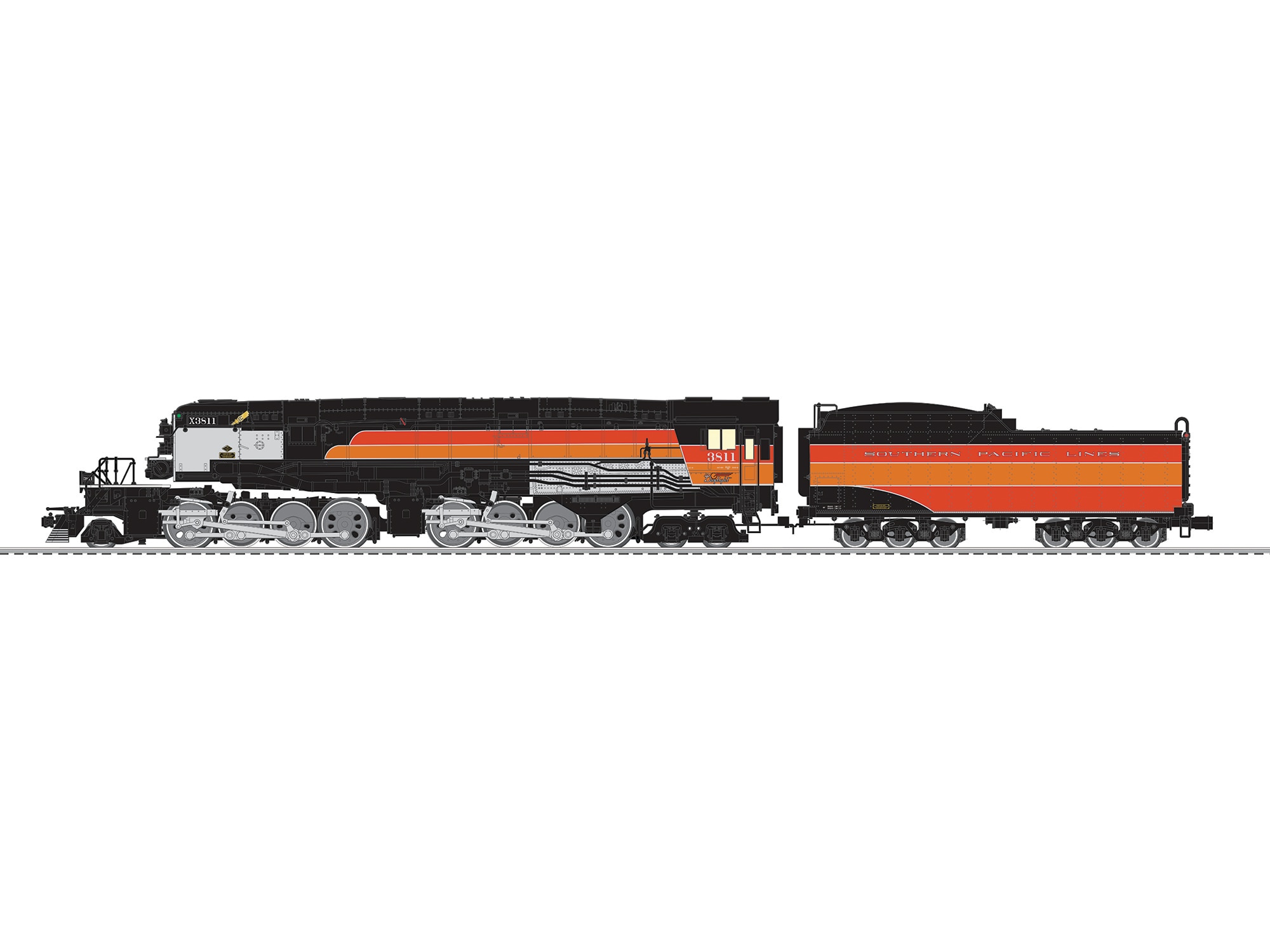 southern pacific daylight train set