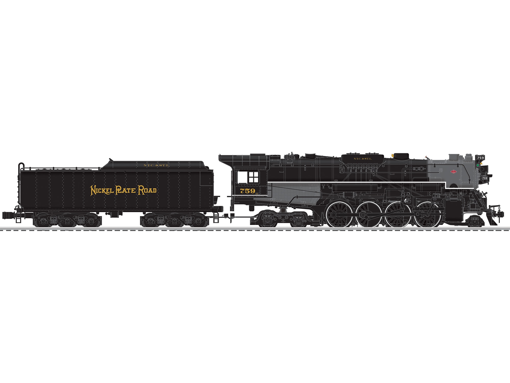 lionel nickel plate road train set