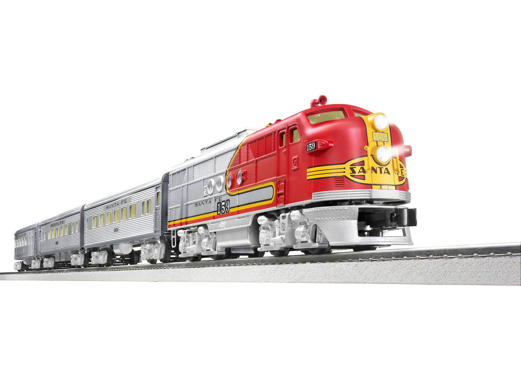 lionel santa fe train set