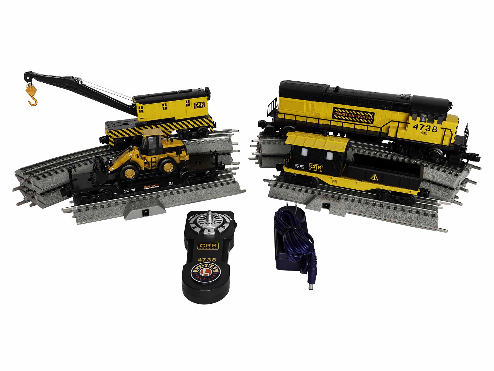 lionel construction train set