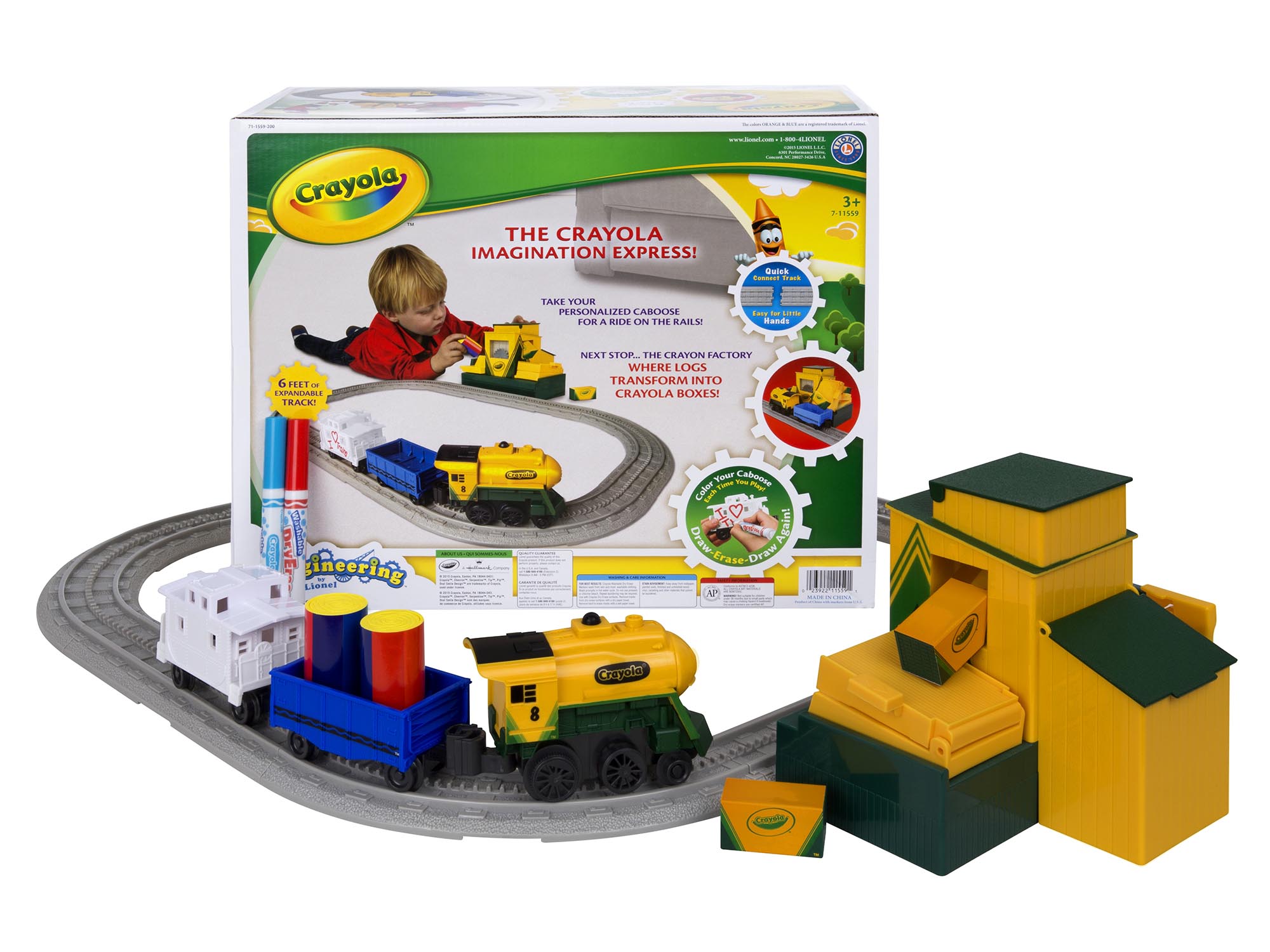 lionel crayola train