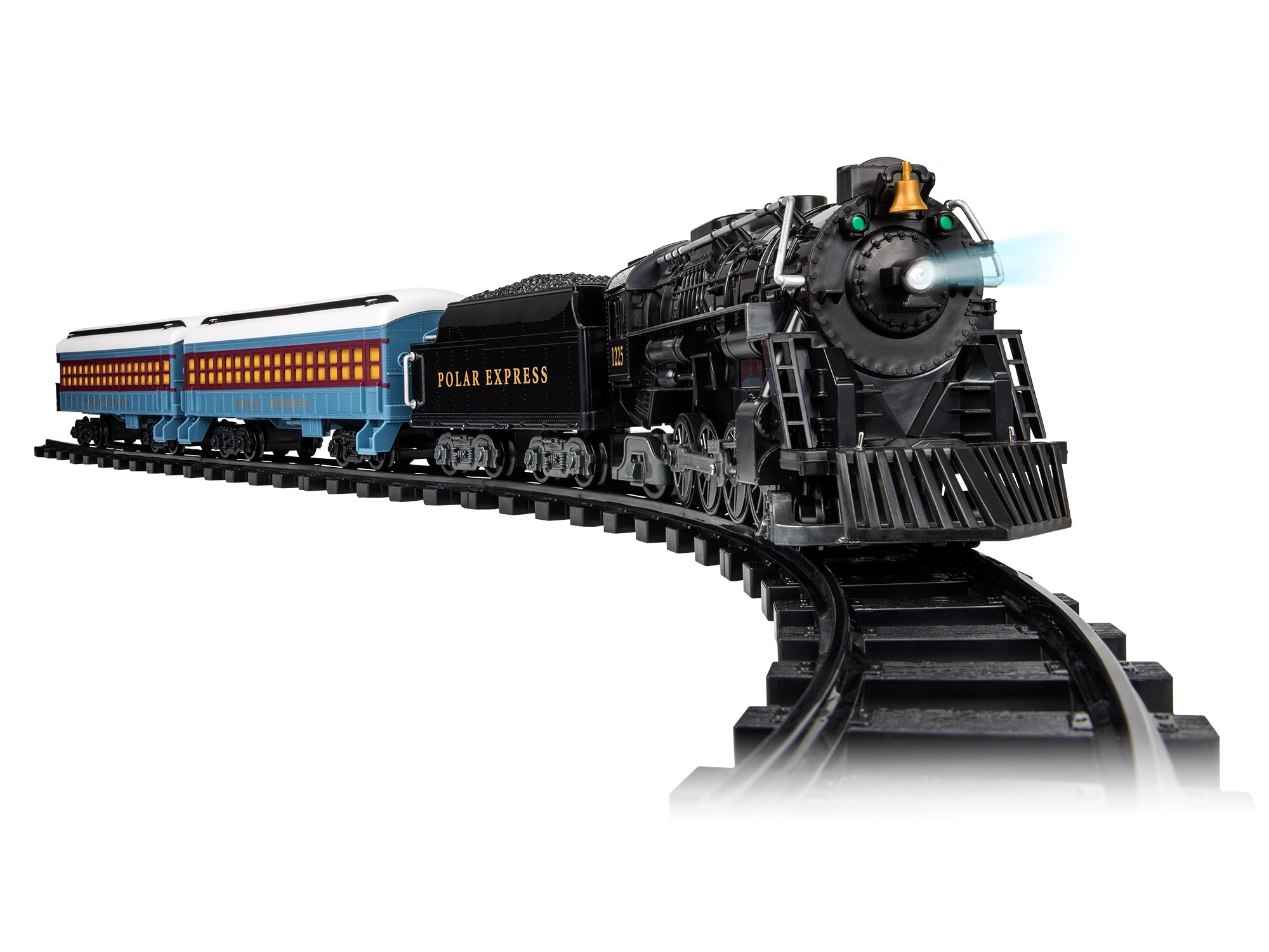 polar express train set for christmas tree