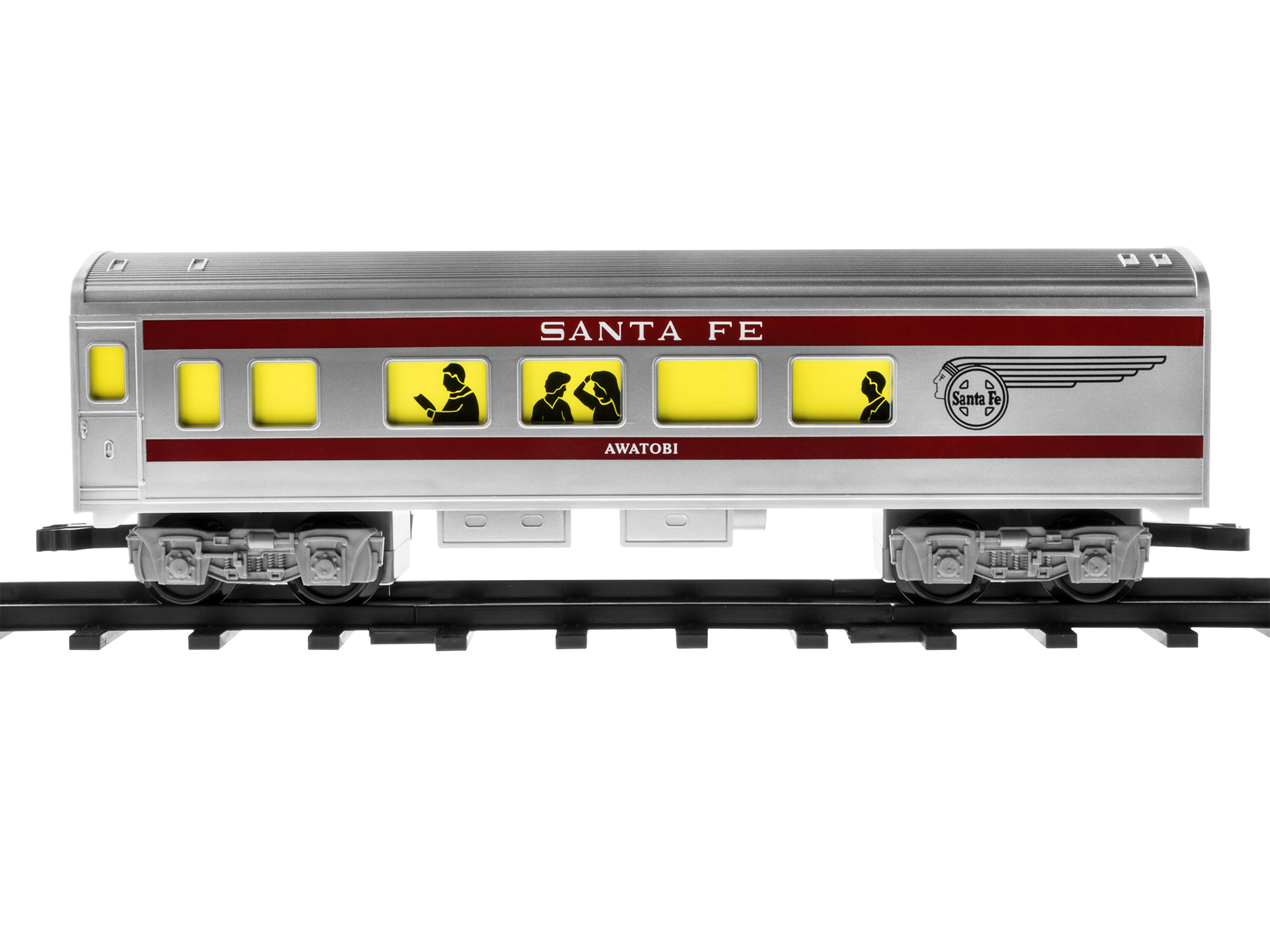 Santa Fe Diesel Passenger Ready-To-Play Set