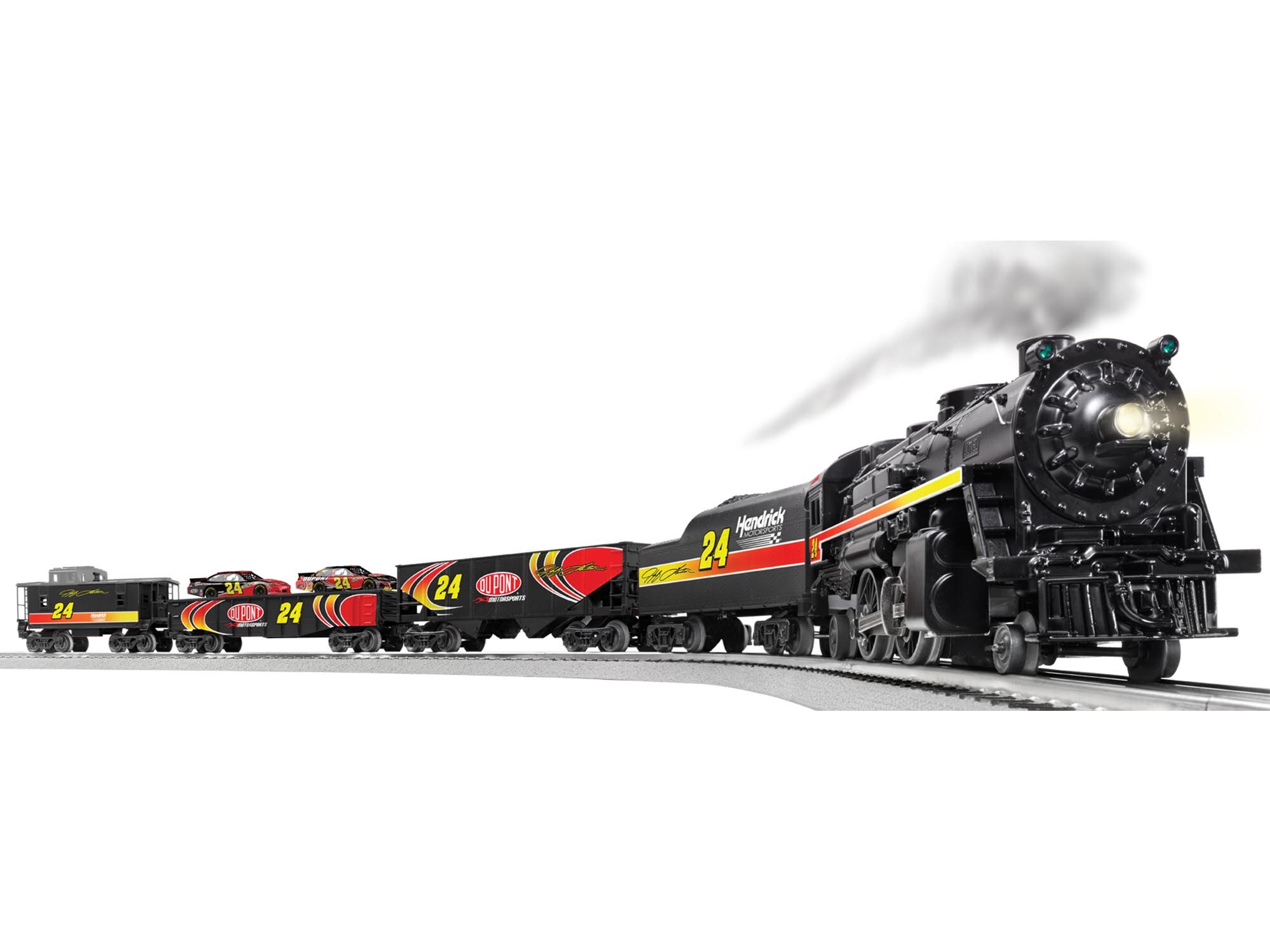 lionel nascar train set