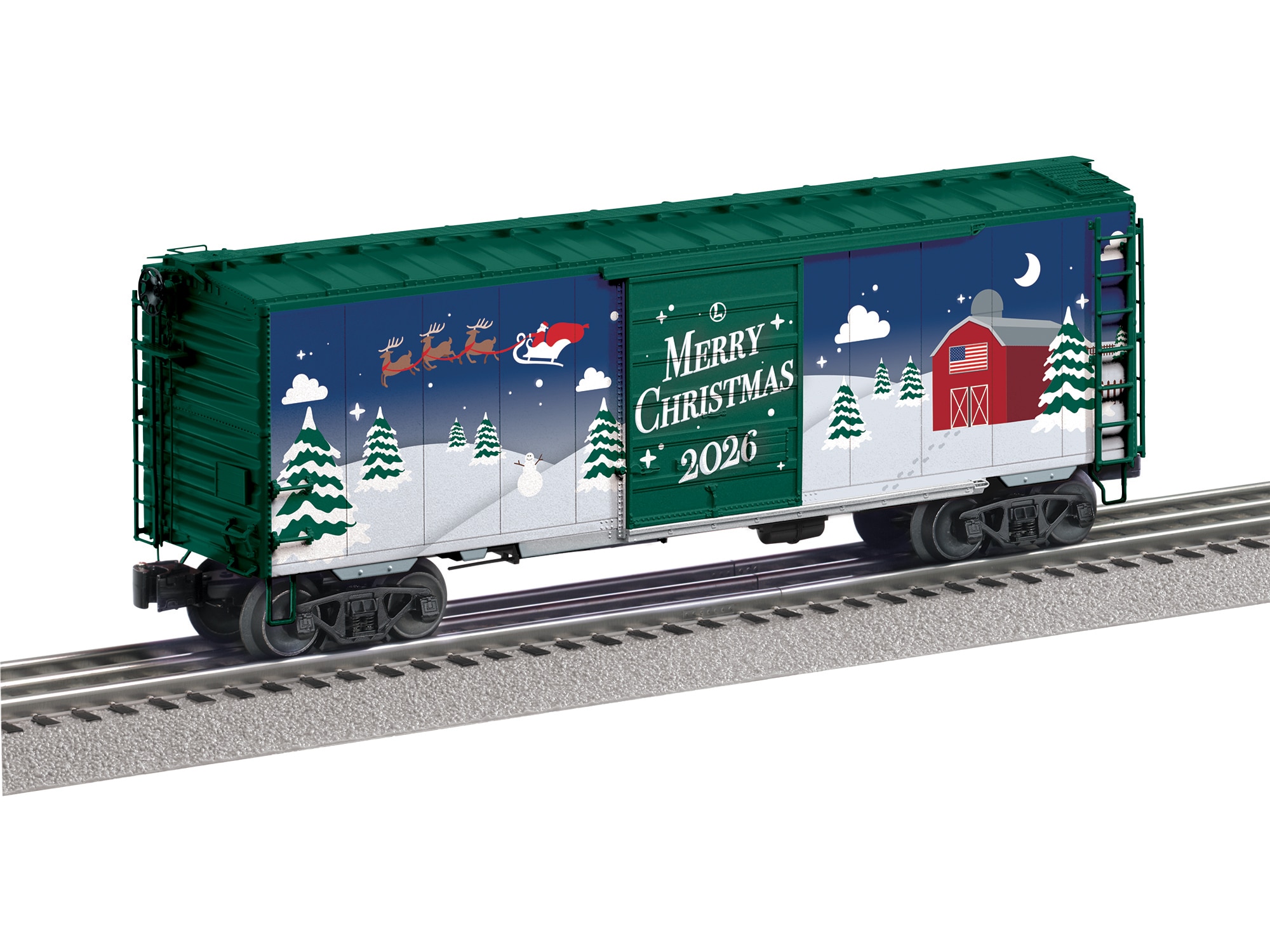 2026 O-Scale Christmas Boxcar