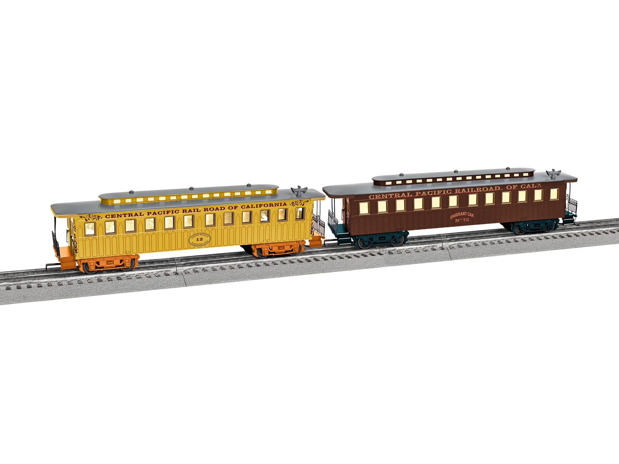 Central Pacific 1860s Coach 2 Pack