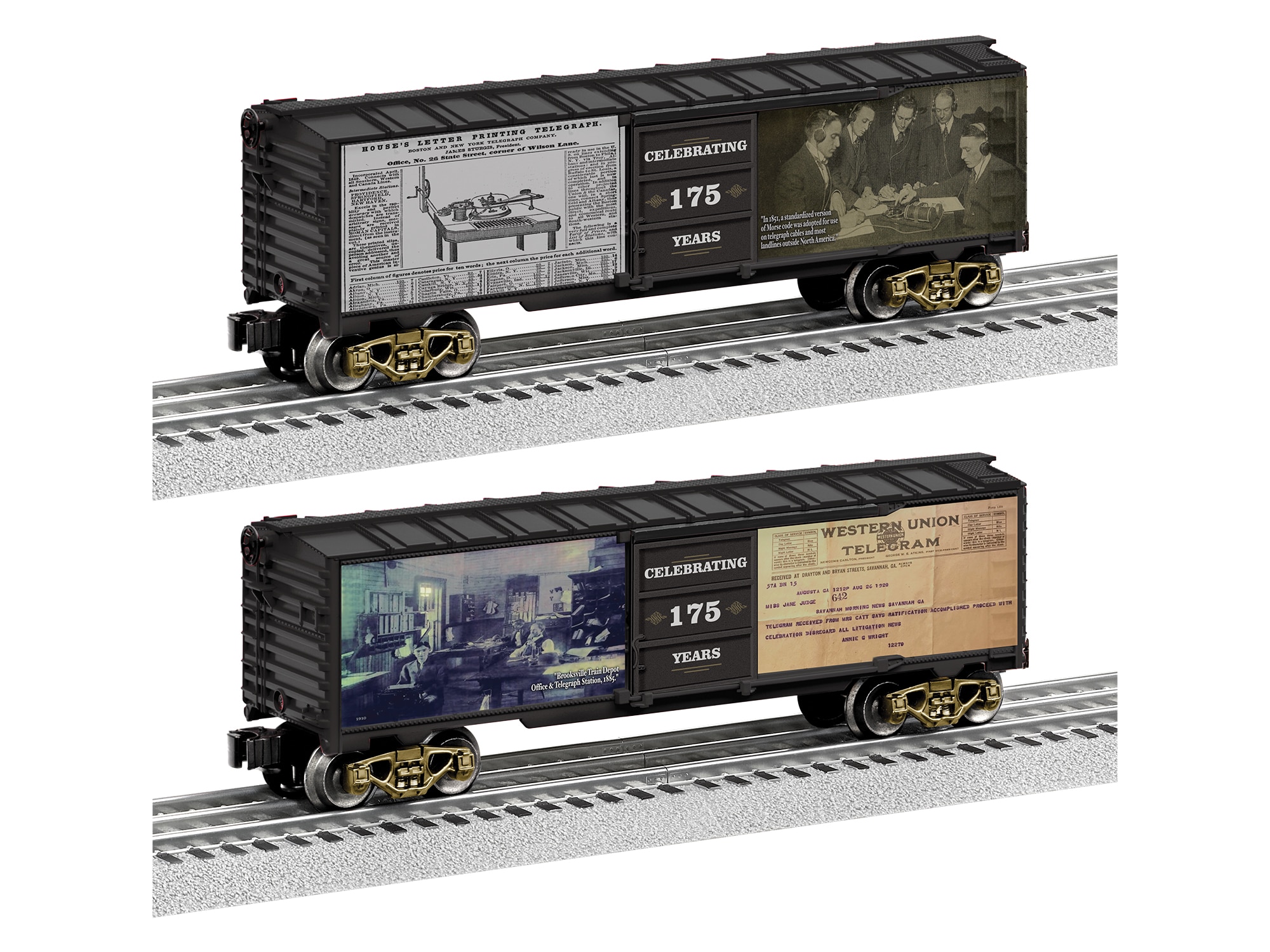 Introduction of Telegraphs 175th Anniversary MUSA Boxcar