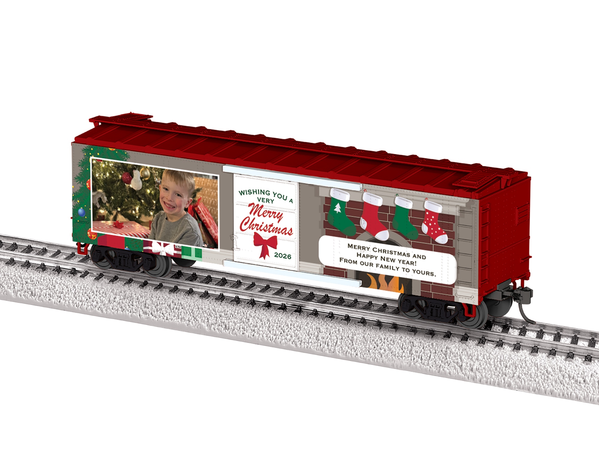 2026 Personalized Chistmas HO MUSA Boxcar