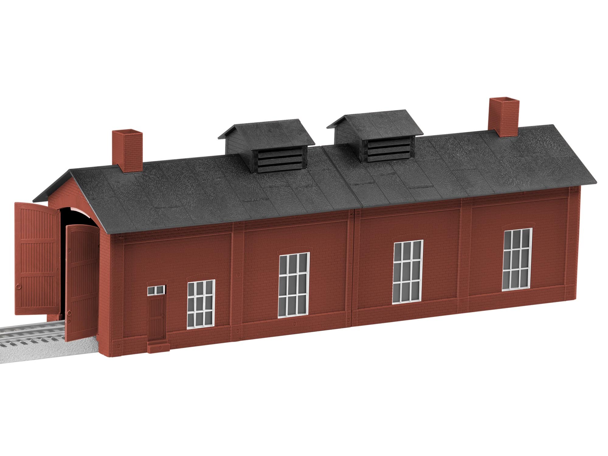 O Gauge Model Train Engine House With Motorized Doors – PROSES Locomotive Depot