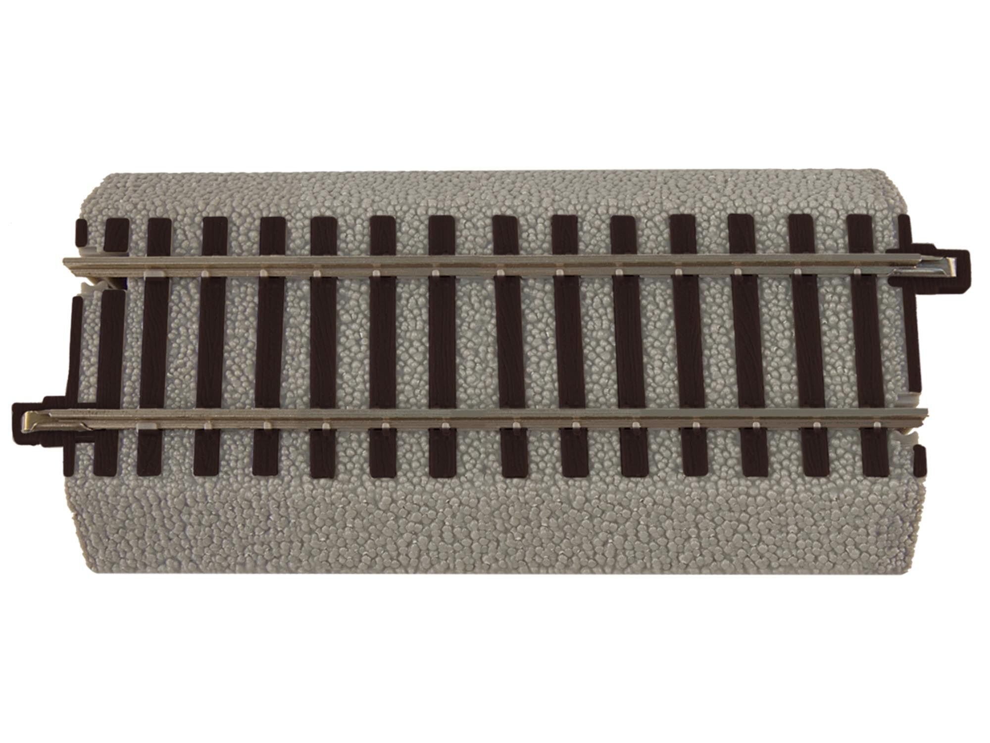 American Flyer 49867 S Gauge Fastrack 5 Straight Track Pieces - 1:64 Scale, Brand New