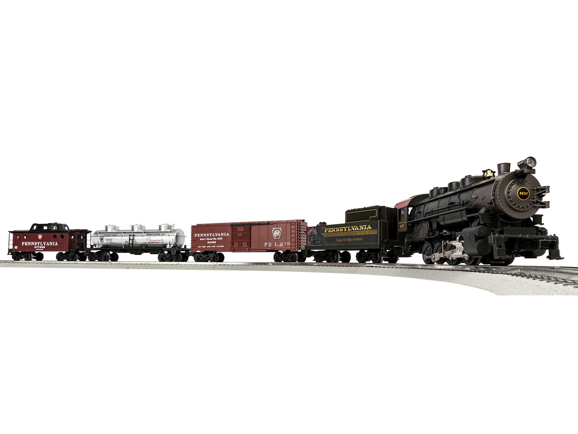 うのにもお得な情報満載！ Pennsylvania Flyer Lionchief® 0-8-0 Freight Set with Bluetooth® 鉄道模型