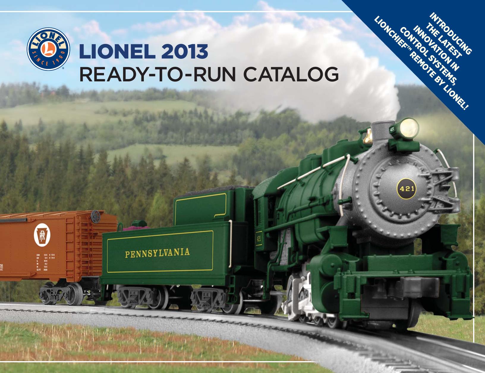 Lionel Catalogs - Ready To Run 2013