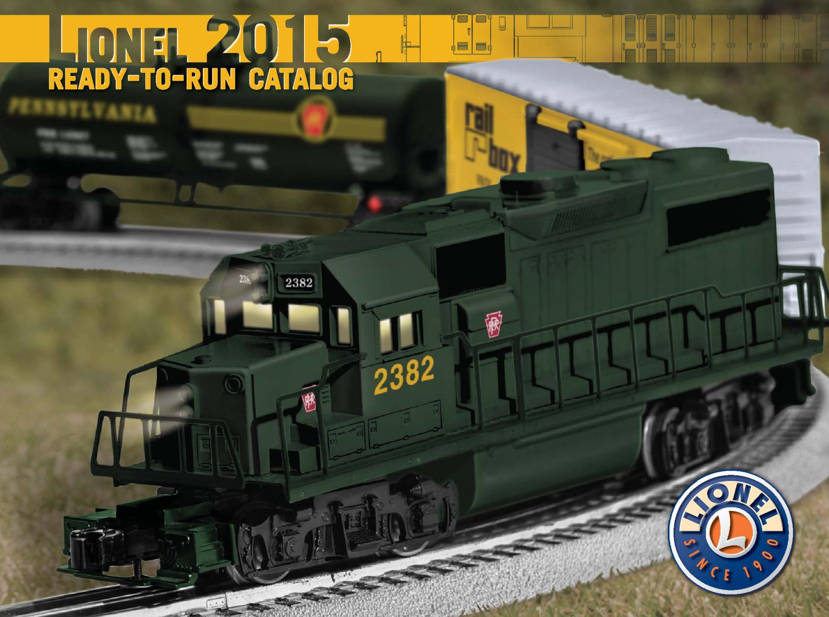 Lionel Catalogs - Ready To Run 2015