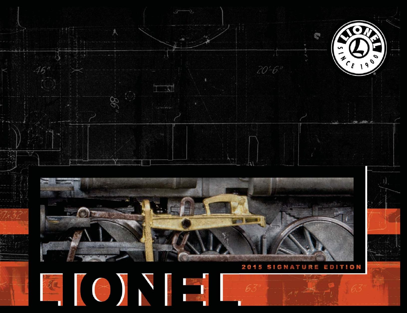 Lionel Catalogs - Signature Edition 2015