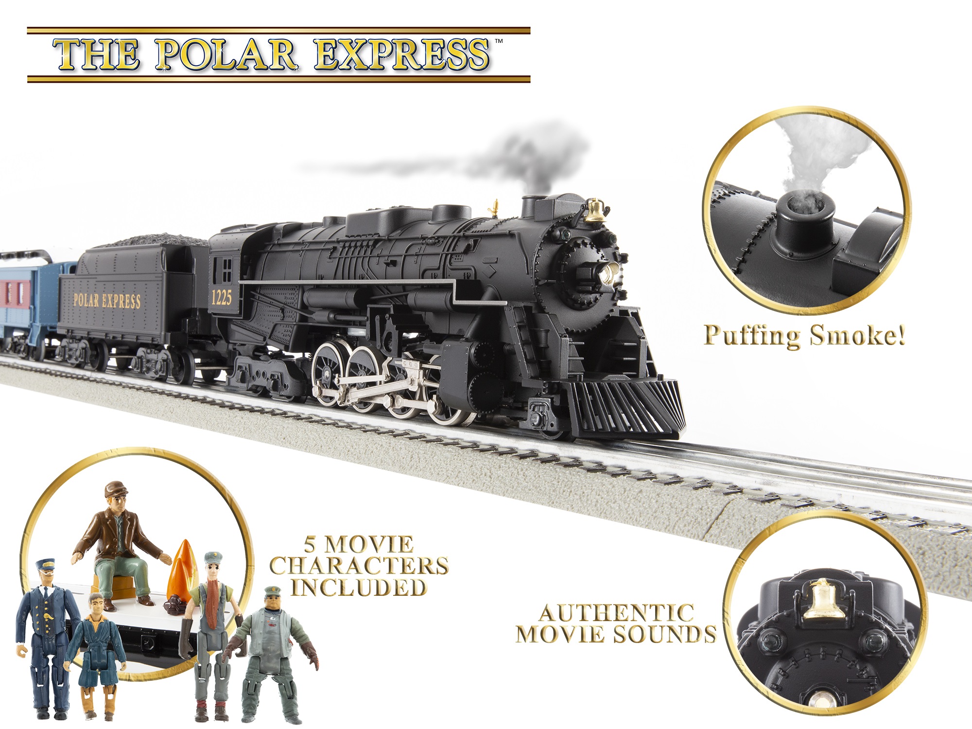 THE POLAR EXPRESS™ LionChief Set w/ Bluetooth 5.0 and Disappearing Hobo Car