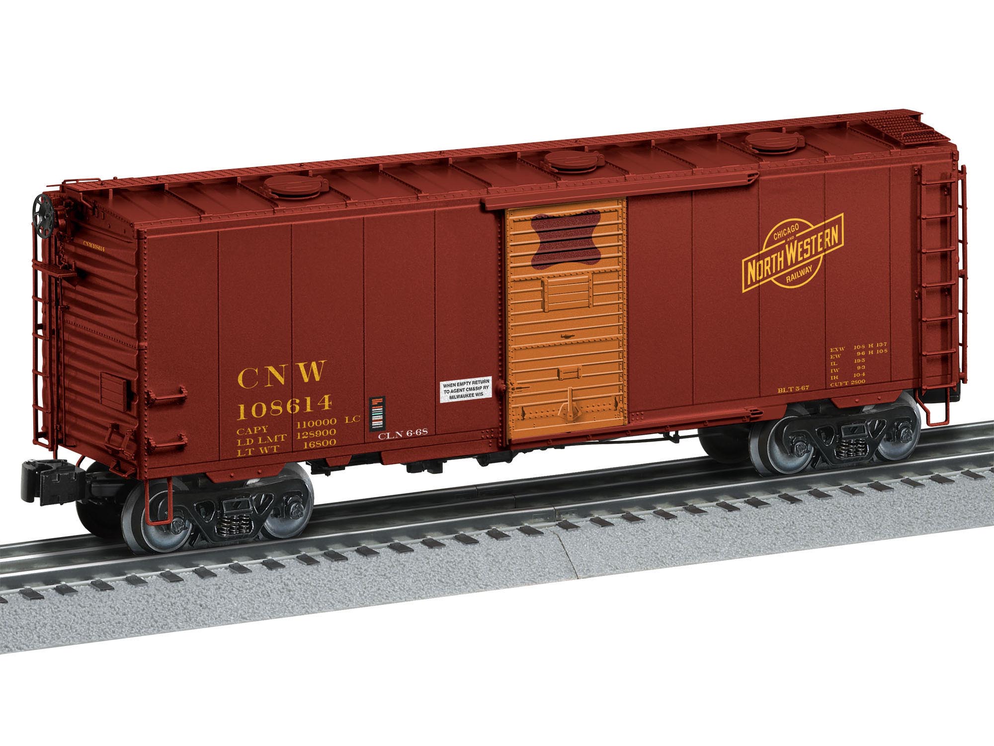 Chicago & Northwestern Roof-Hatch Boxcar #108614