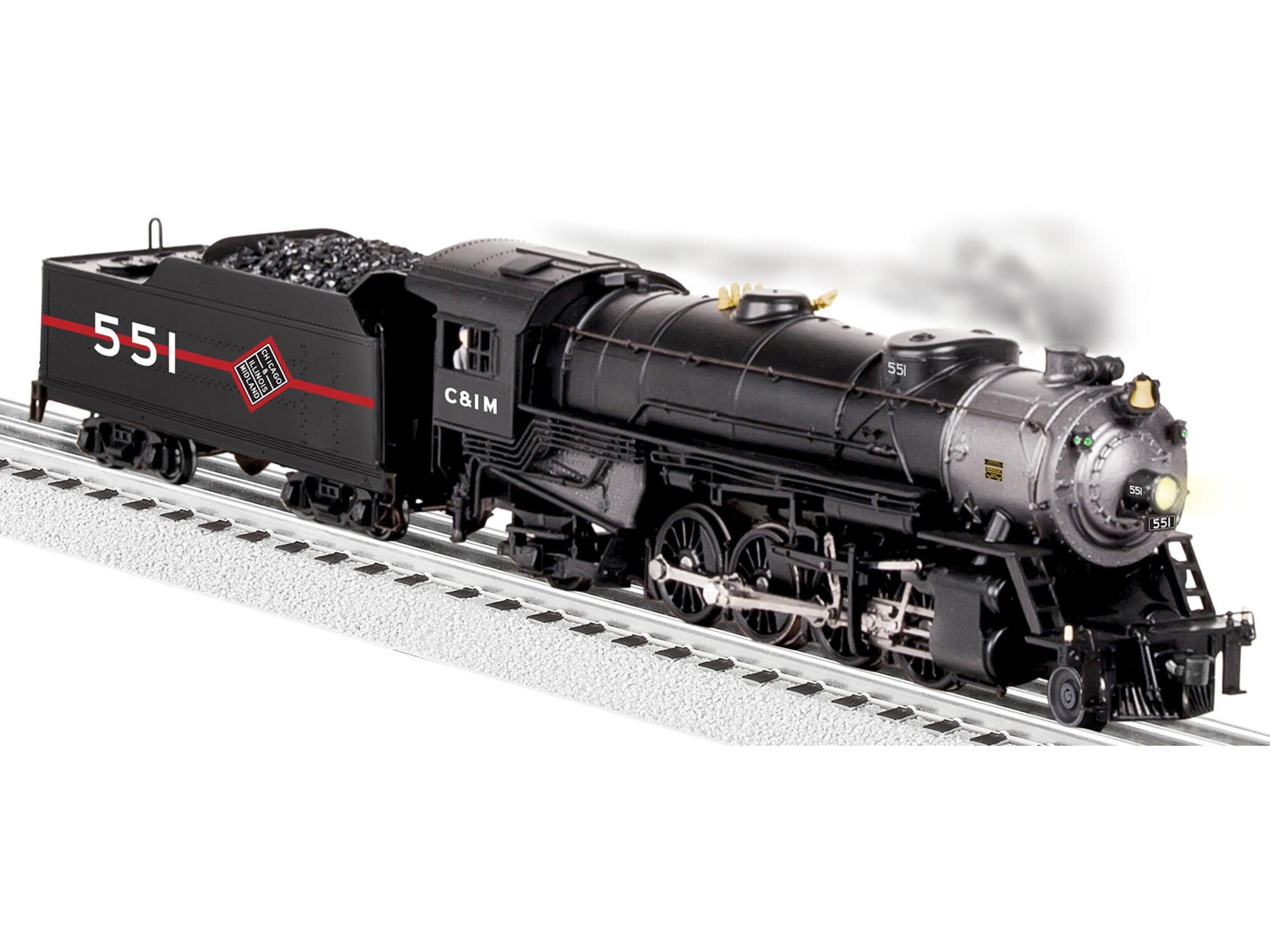 Chicago & Illinois Midland LEGACY Scale Heavy Mikado 2-8-2 Steam ...