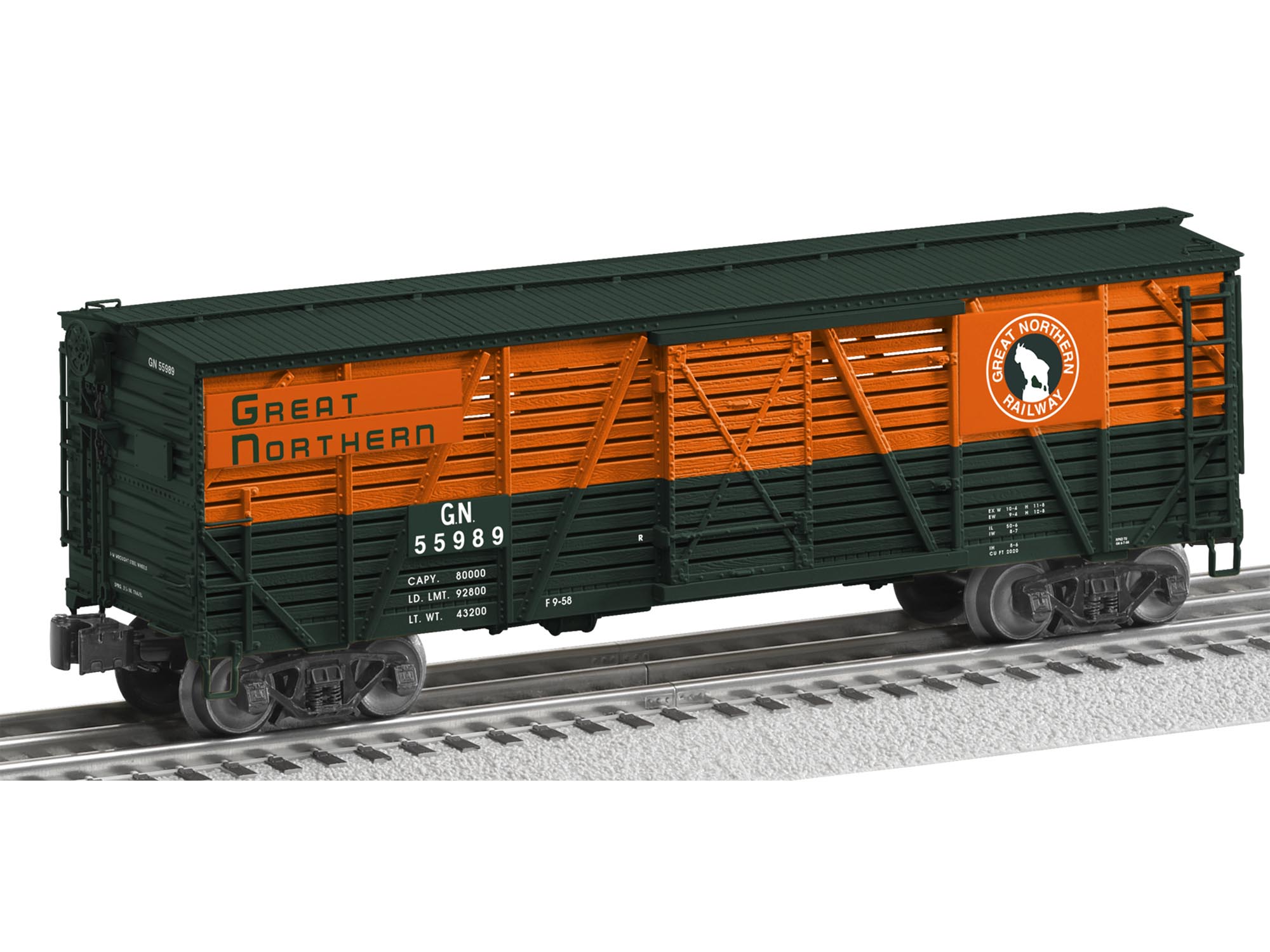 Great Northern ACF 40-Ton Stock Car #55989