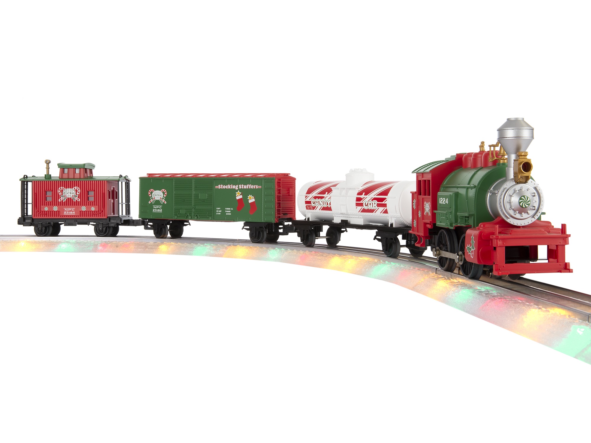 North Pole Central Junction Christmas Set with Illuminated Tracks