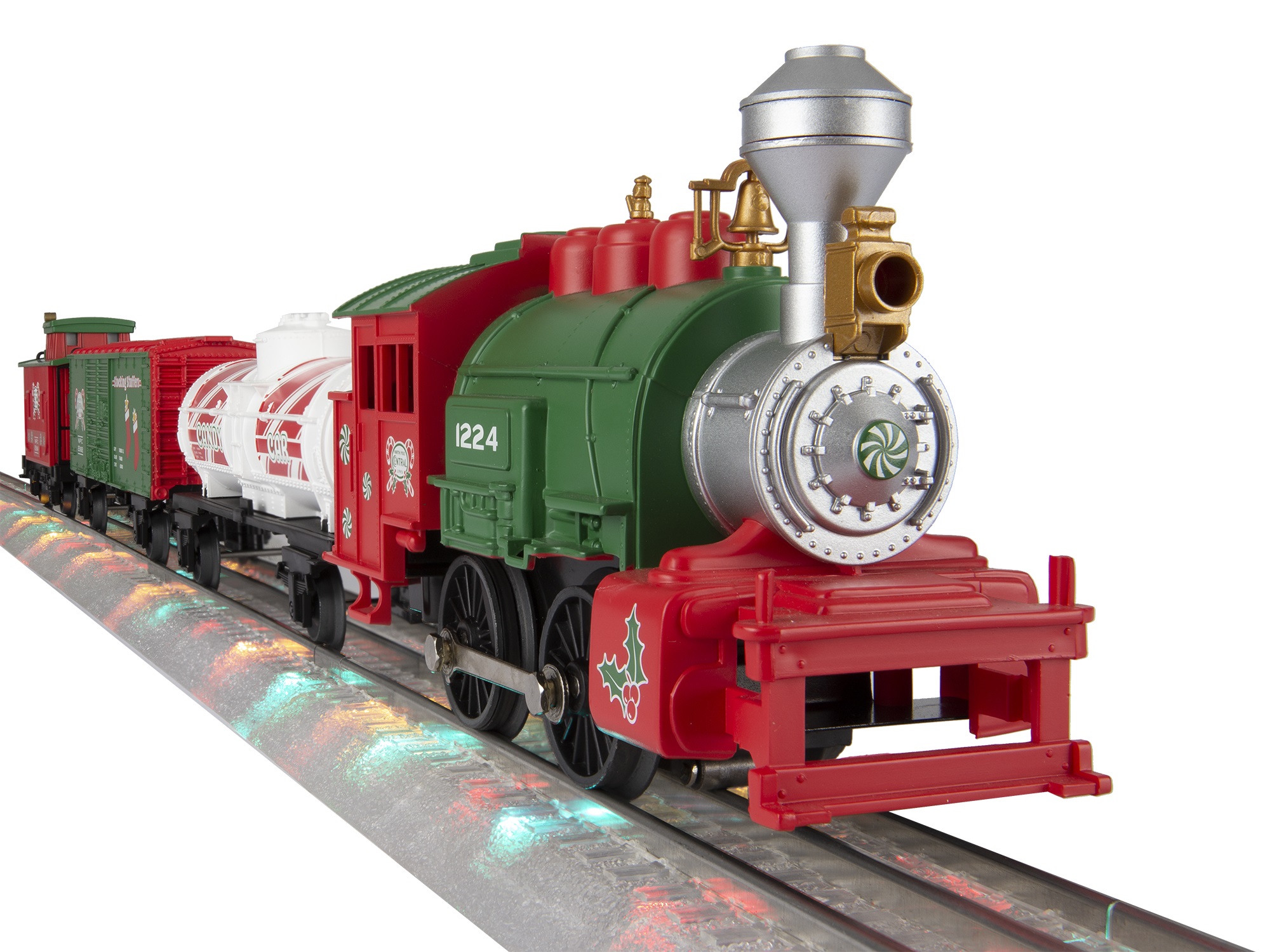 North Pole Central Junction Christmas Set with Illuminated Tracks